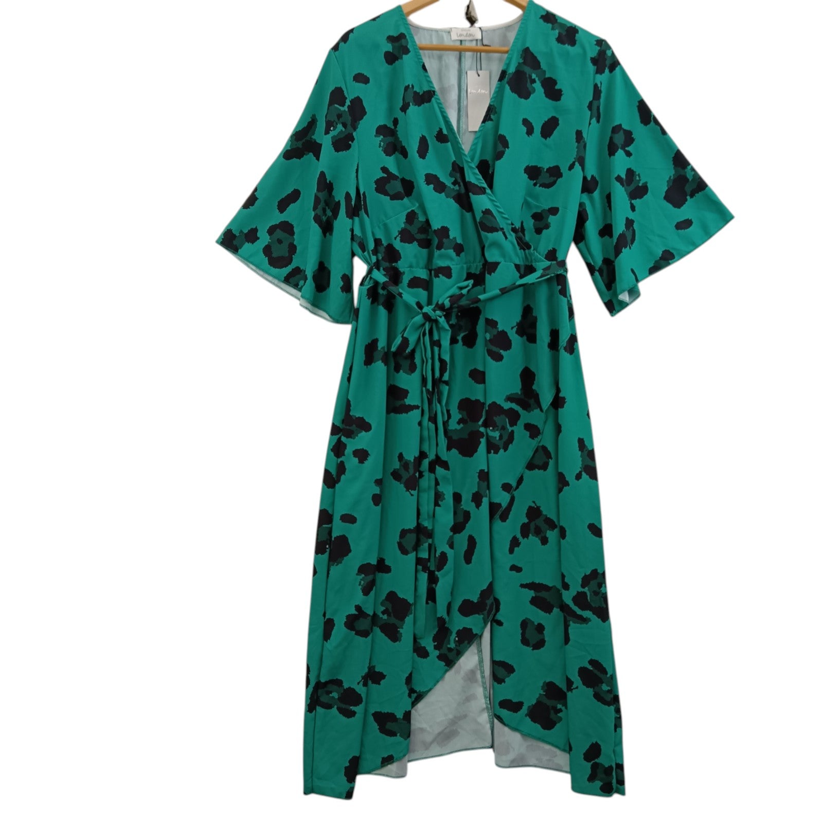 Front image for Yours London Green Midi Dress UK 24 - Tags On Womenswear | Pre-loved