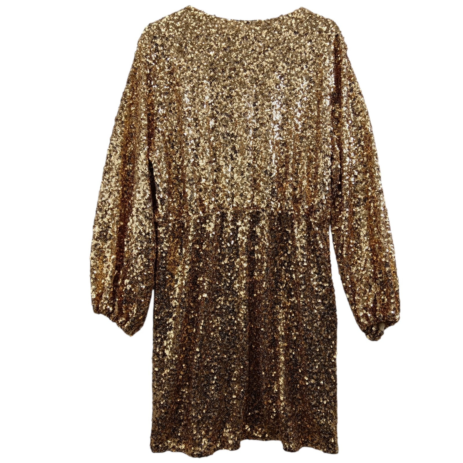 Back image for Myleene Klass Gold Short Dress UK 22 Womenswear | Pre-loved