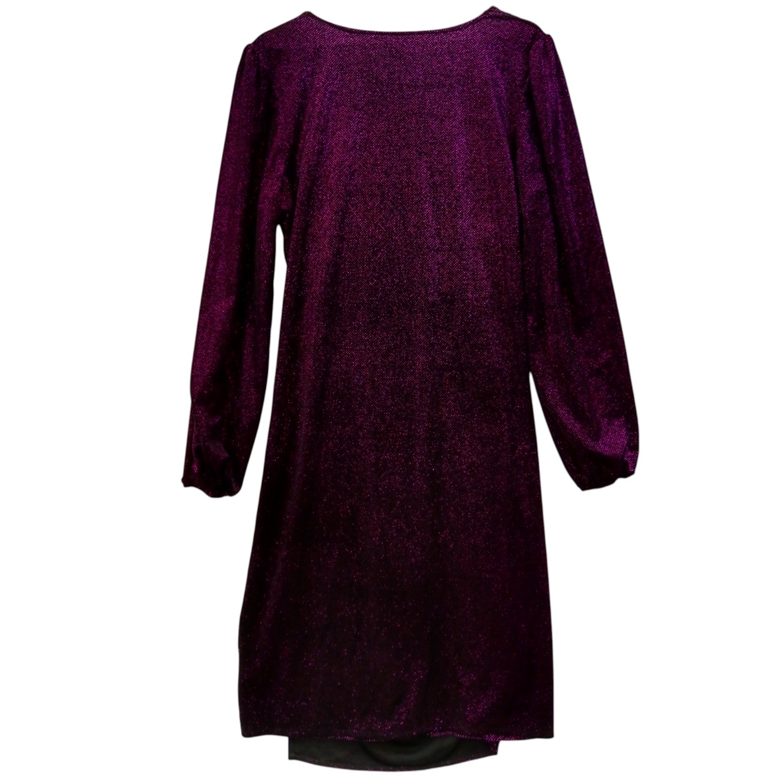 Back image for M&Co Black Pink Glitter Midi Dress UK 20 Yours - Tags on- Womenswear | Pre-loved