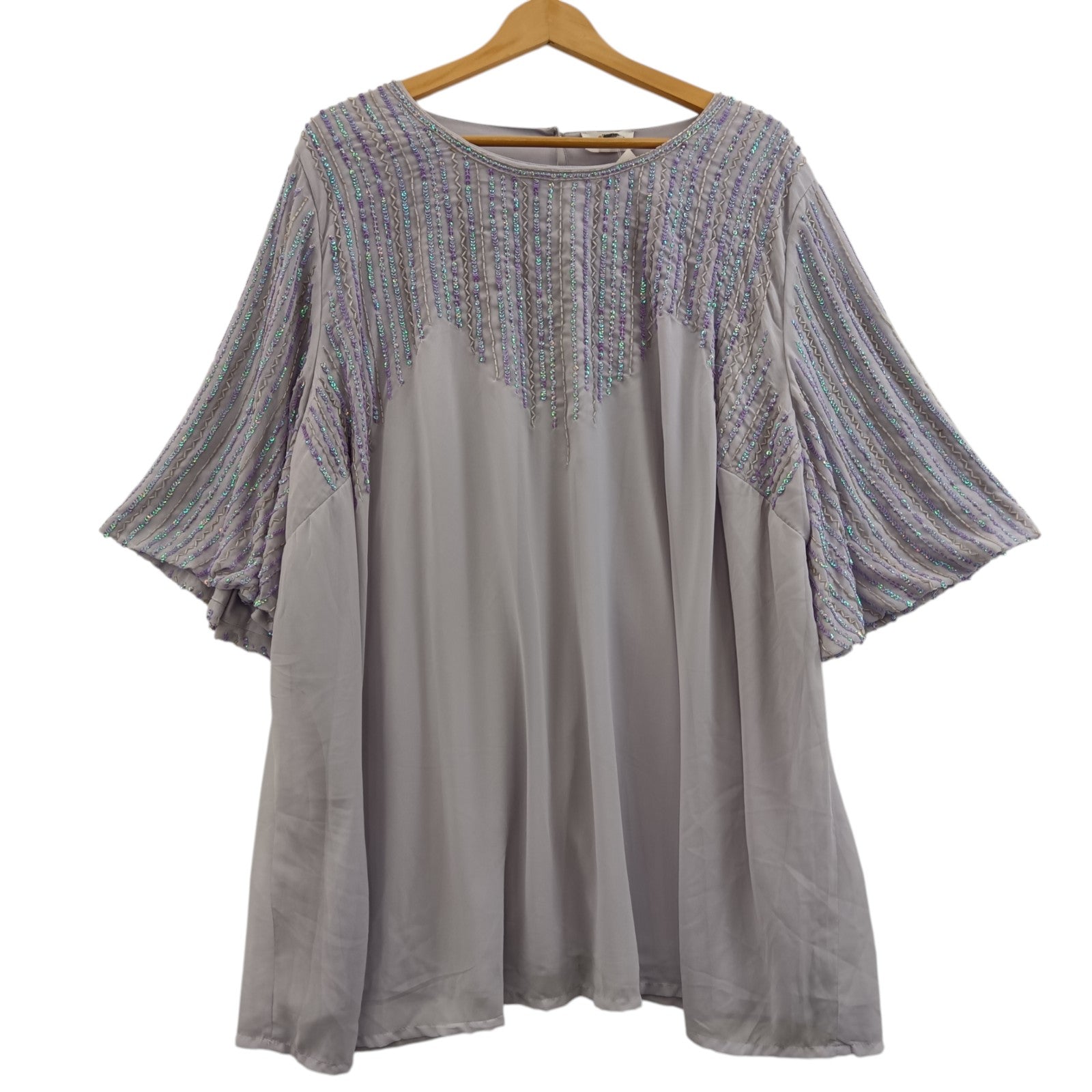 Front image for Yours London Lilac Top UK 26-28 Womenswear | Pre-loved