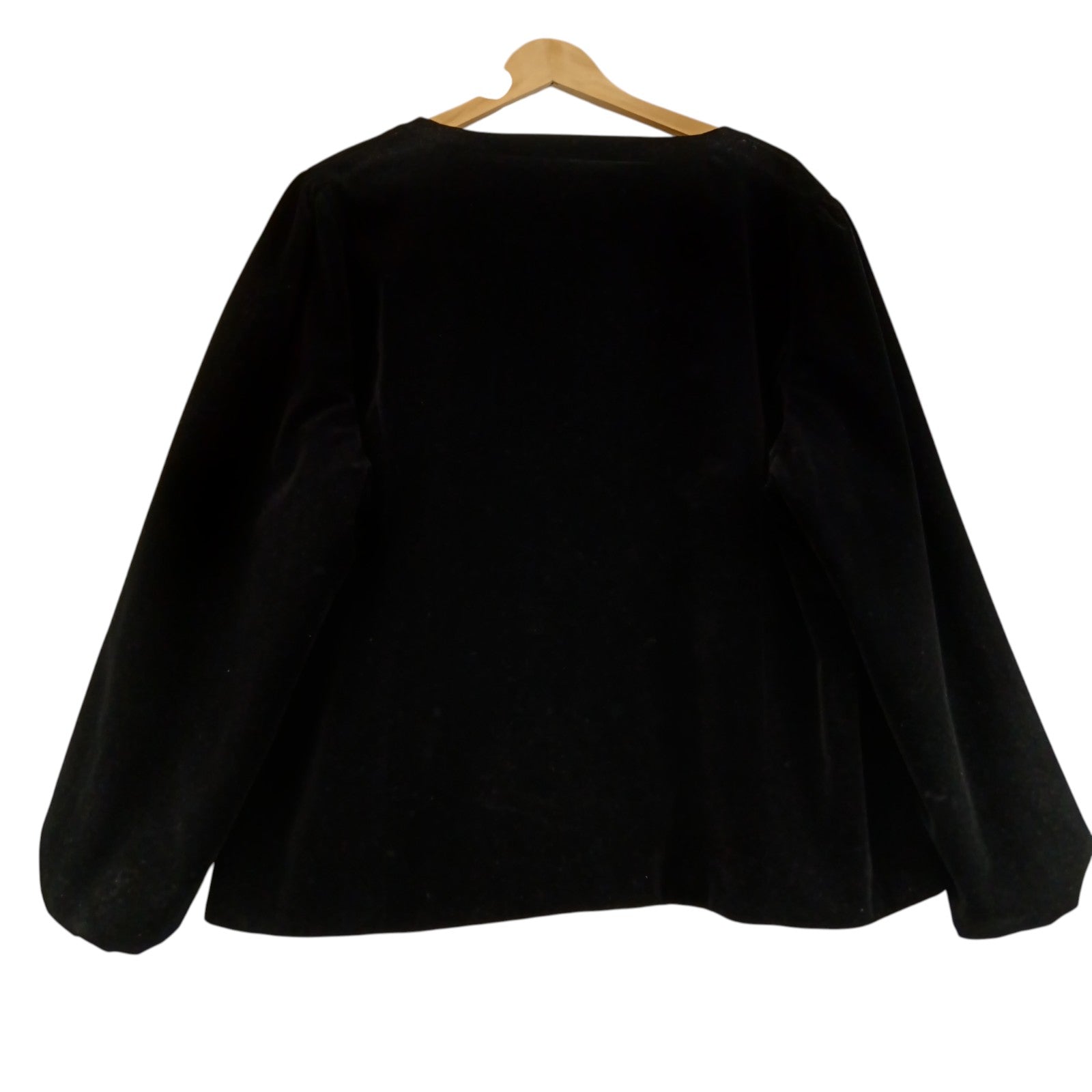 Back image for Agenda Black Velvet Jacket UK 26 Womenswear | Pre-loved