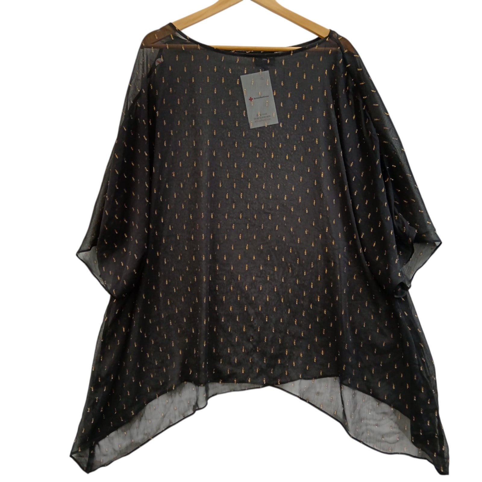 Front image for Live Unlimited Black Blouse UK 26 Womenswear | Pre-loved