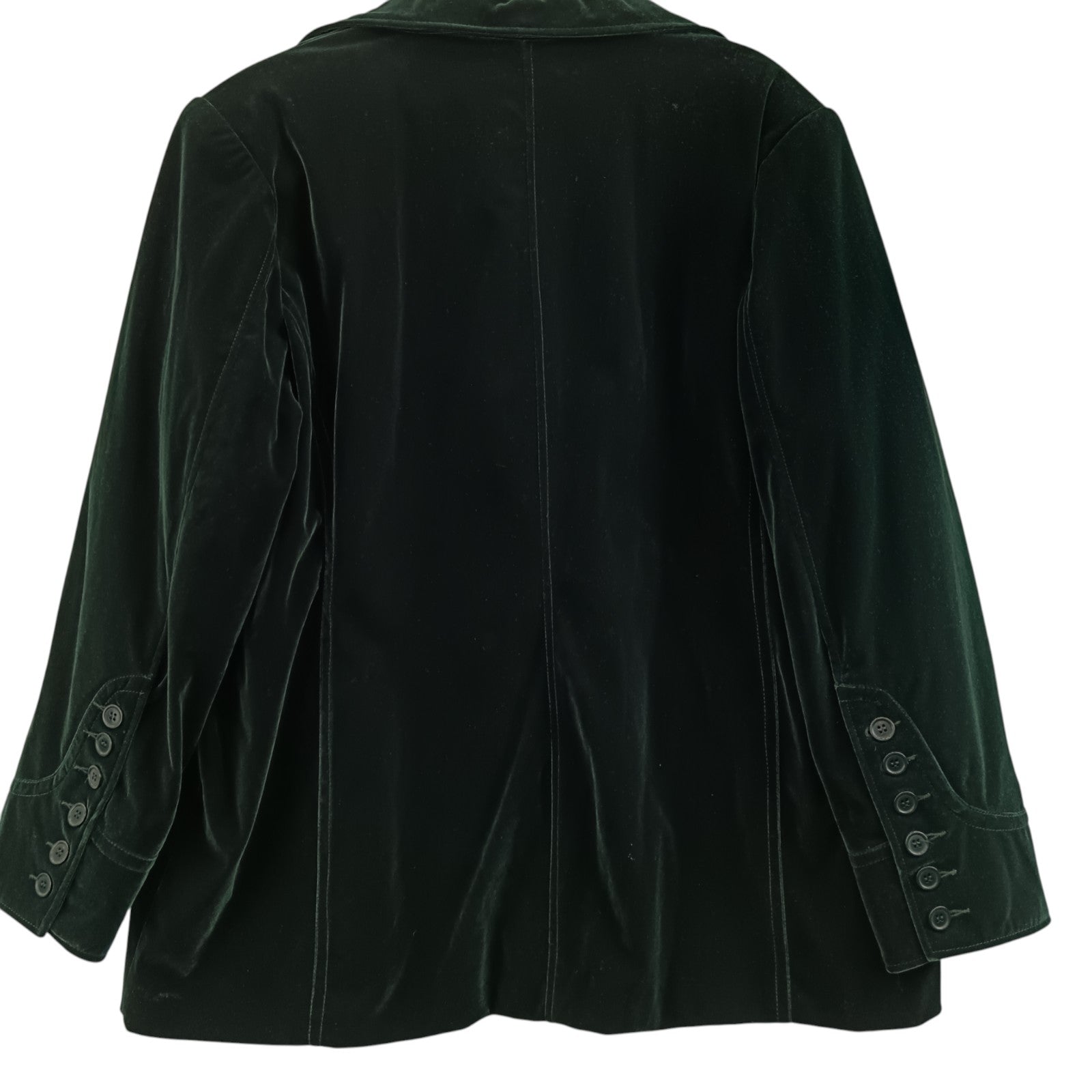 Back image for Agenda Green Velvet Jacket UK 24-Tags On- Womenswear | Pre-loved