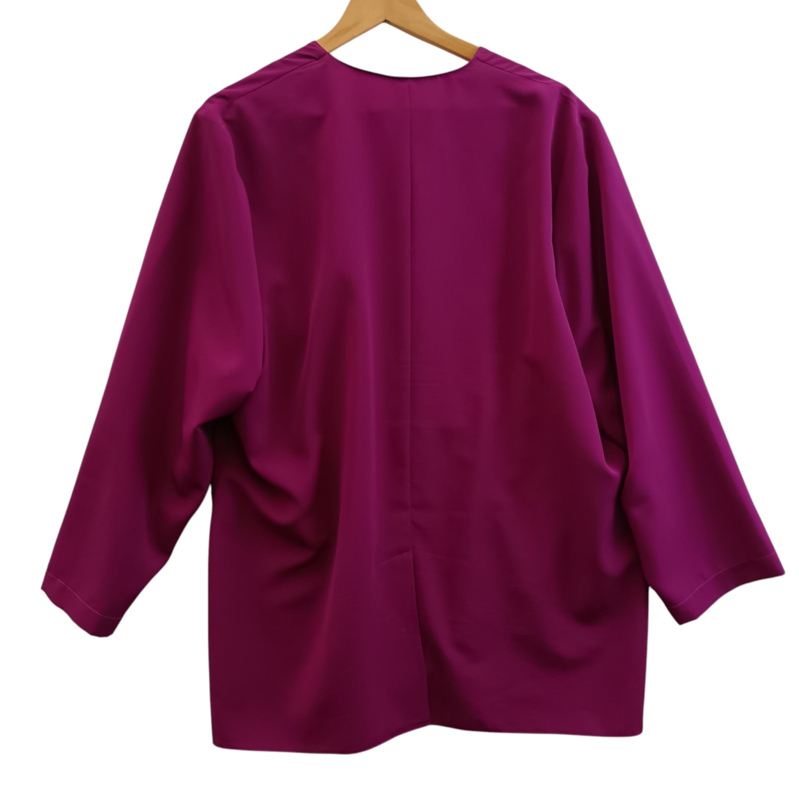 Back image for Unbranded Fuchsia Lightweight Jacket UK 22 Womenswear | Pre-loved