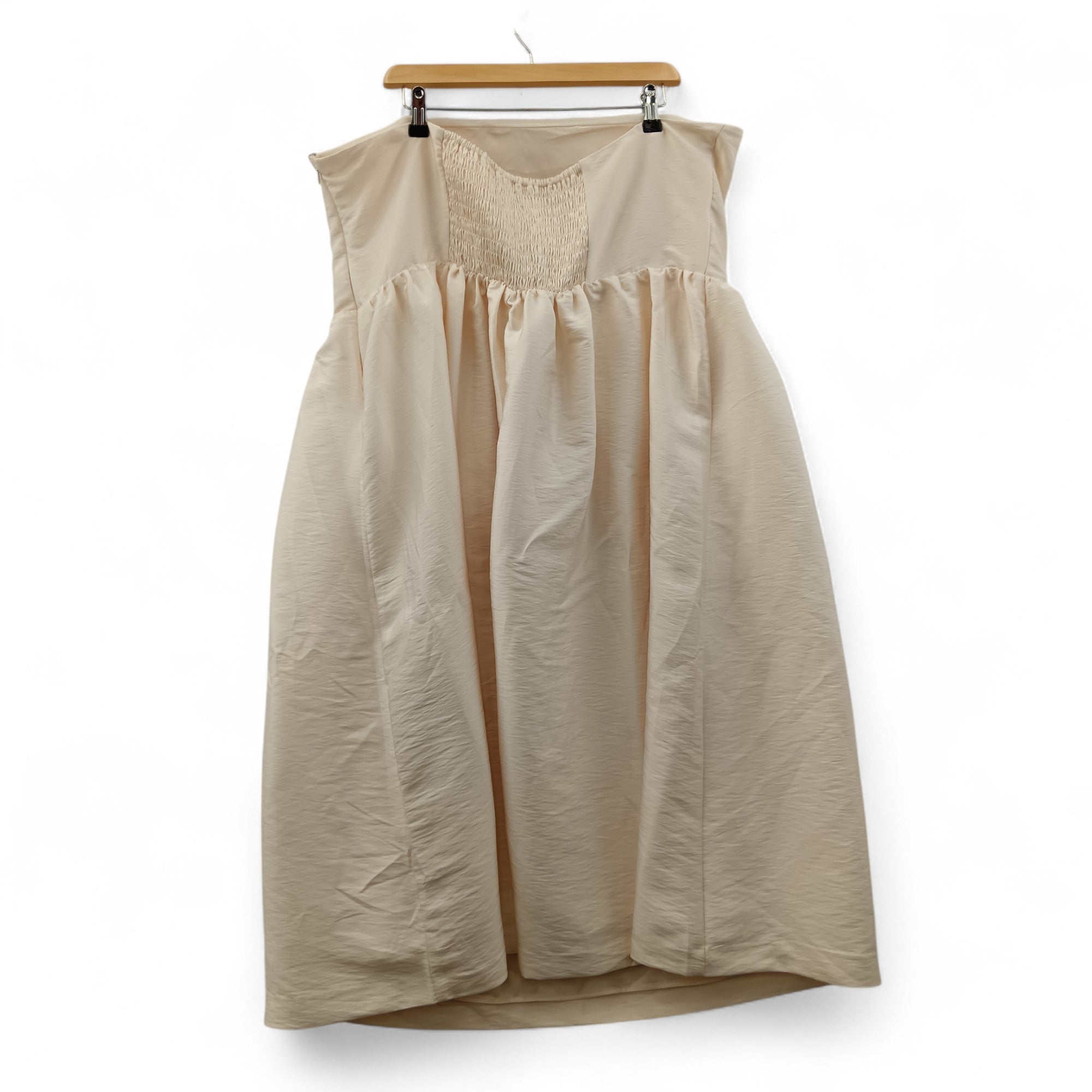 Back image for H&M Cream Strapless Dress UK 22 Womenswear | Pre-loved