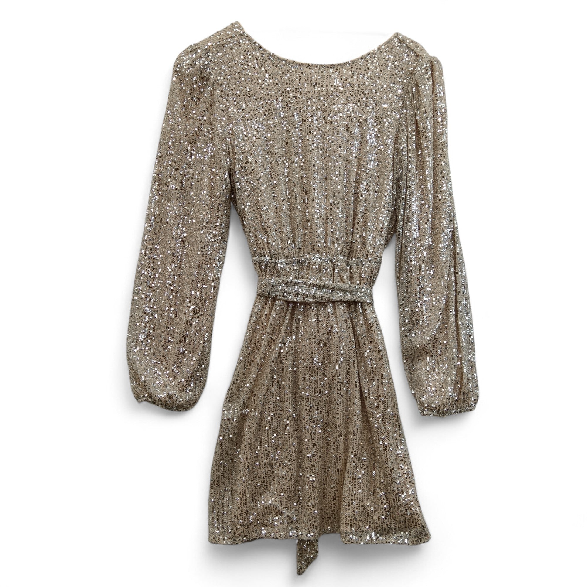 Back image for Apricot Sequins Lines Low Back Dress UK 8- Tags On- Womenswear | Pre-loved