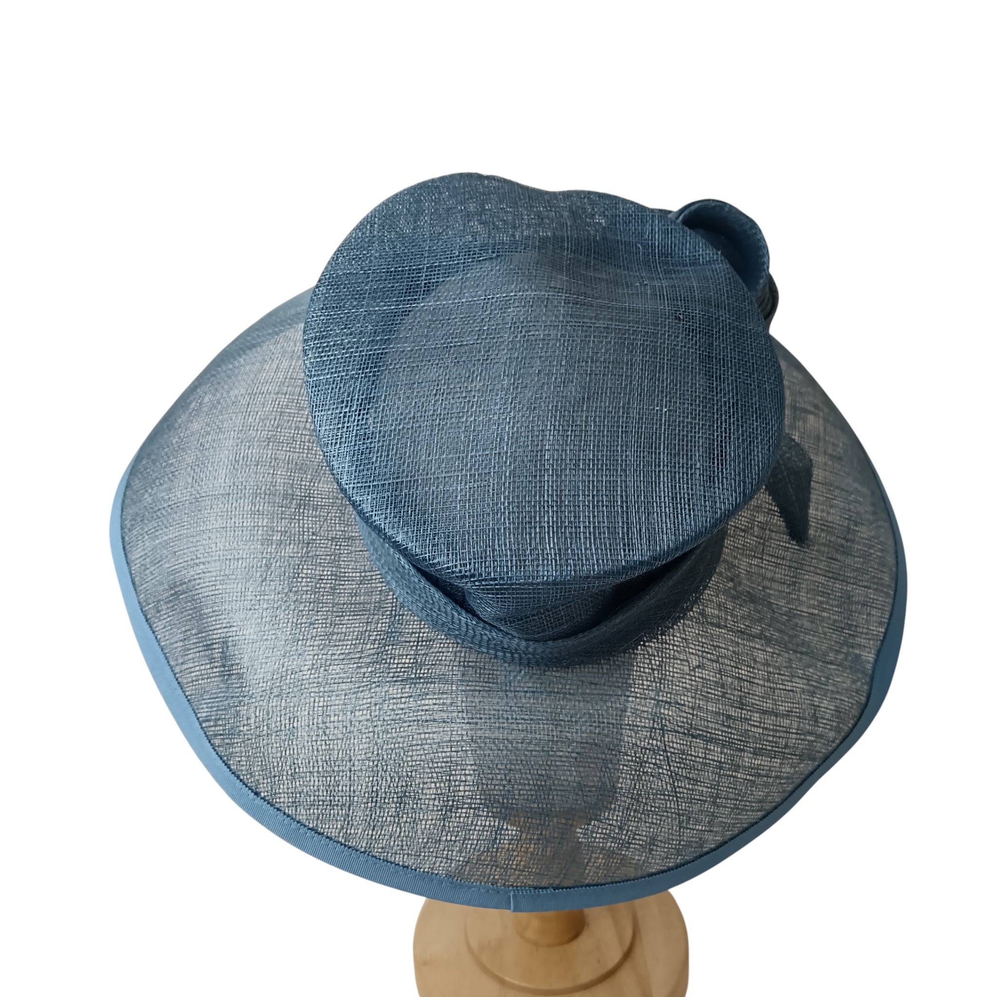 Back and top image for Jacques Vert Ladies Blue Special Occasion Wedding Hat Womenswear | Pre-loved