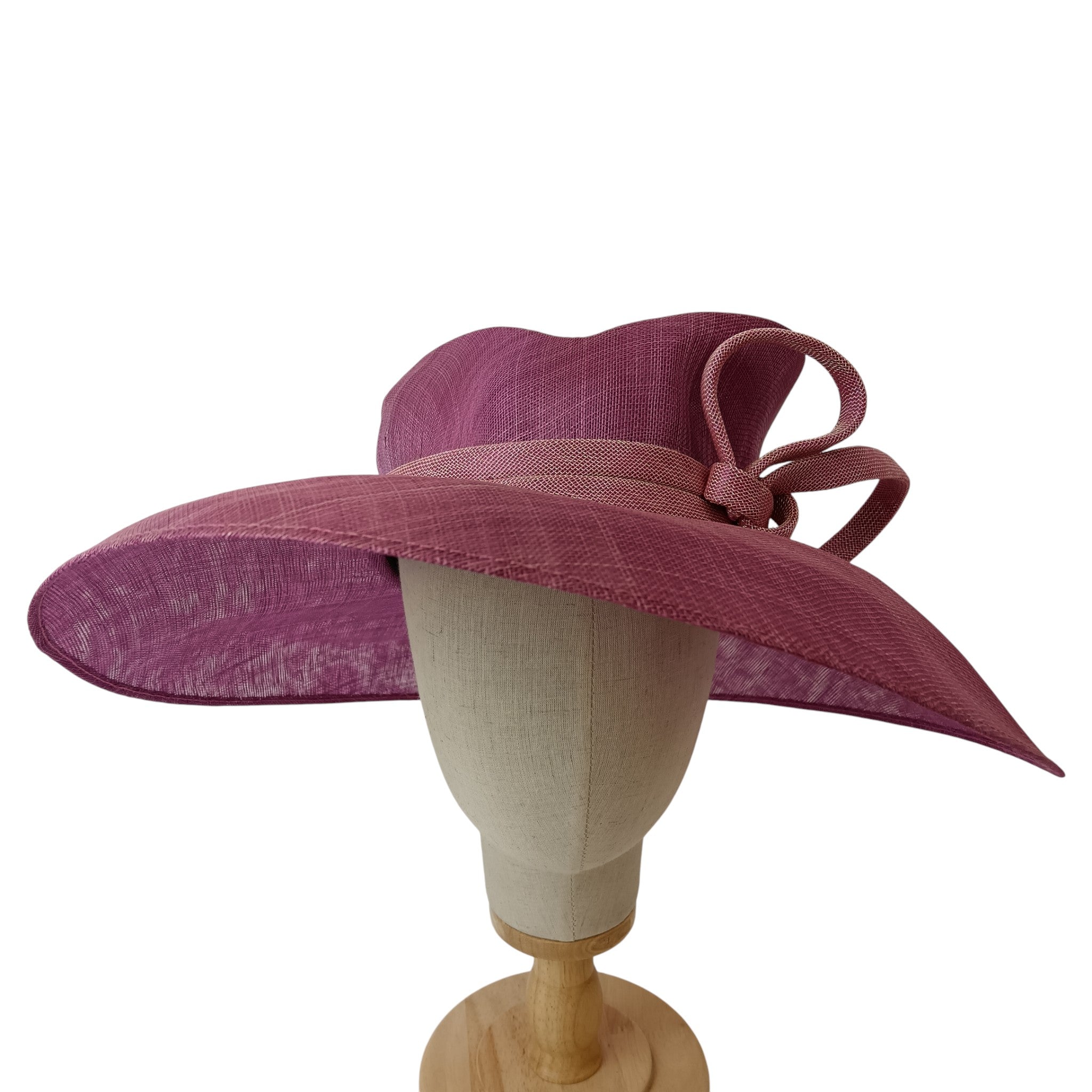 Front image for Philip Treacy Lilac Purple Big Special Occasion Wedding Hat Womenswear | Pre-loved