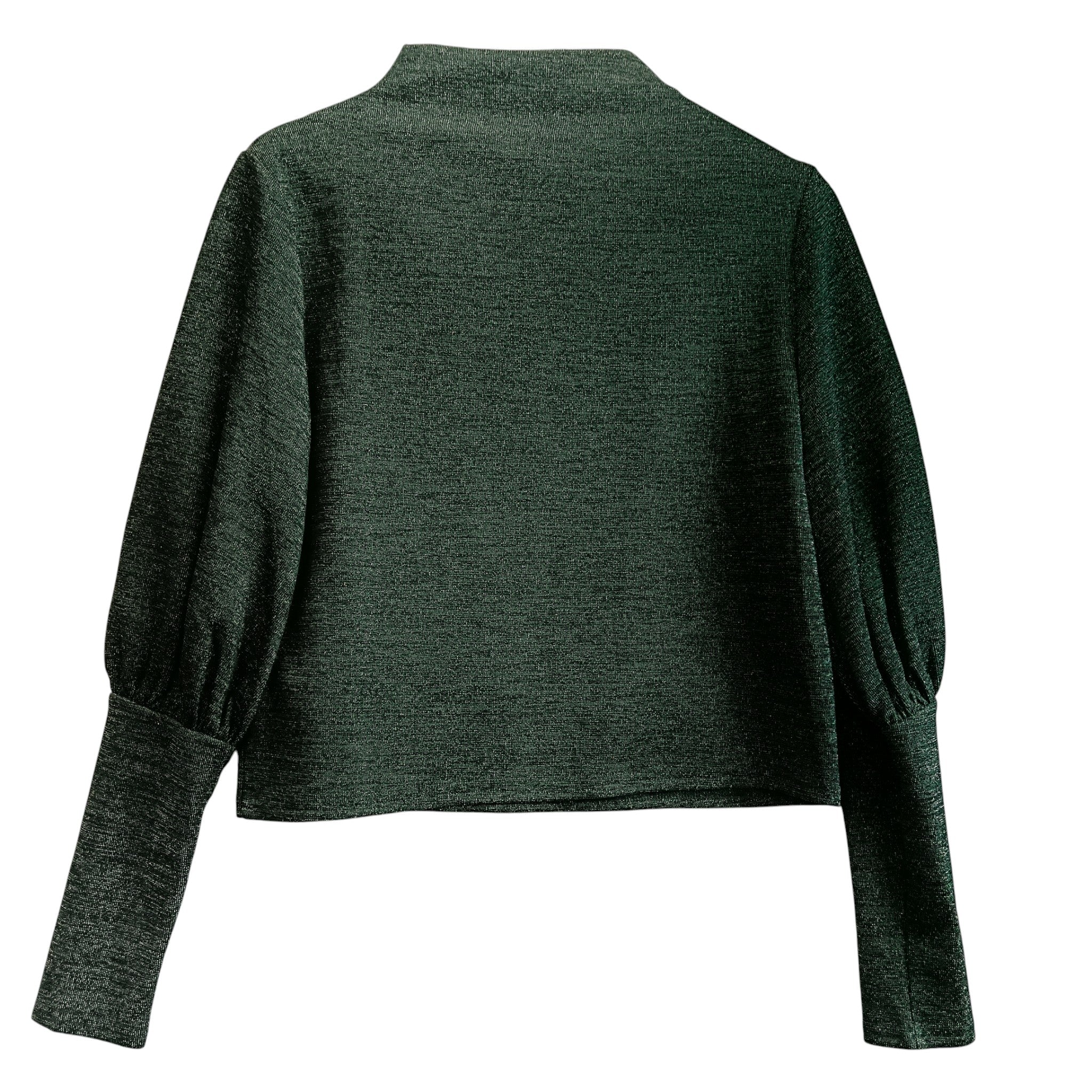 Back image for Traffic People Bottle Green Sparkly Women's Top UK L- Tags On - Womenswear | Pre-loved