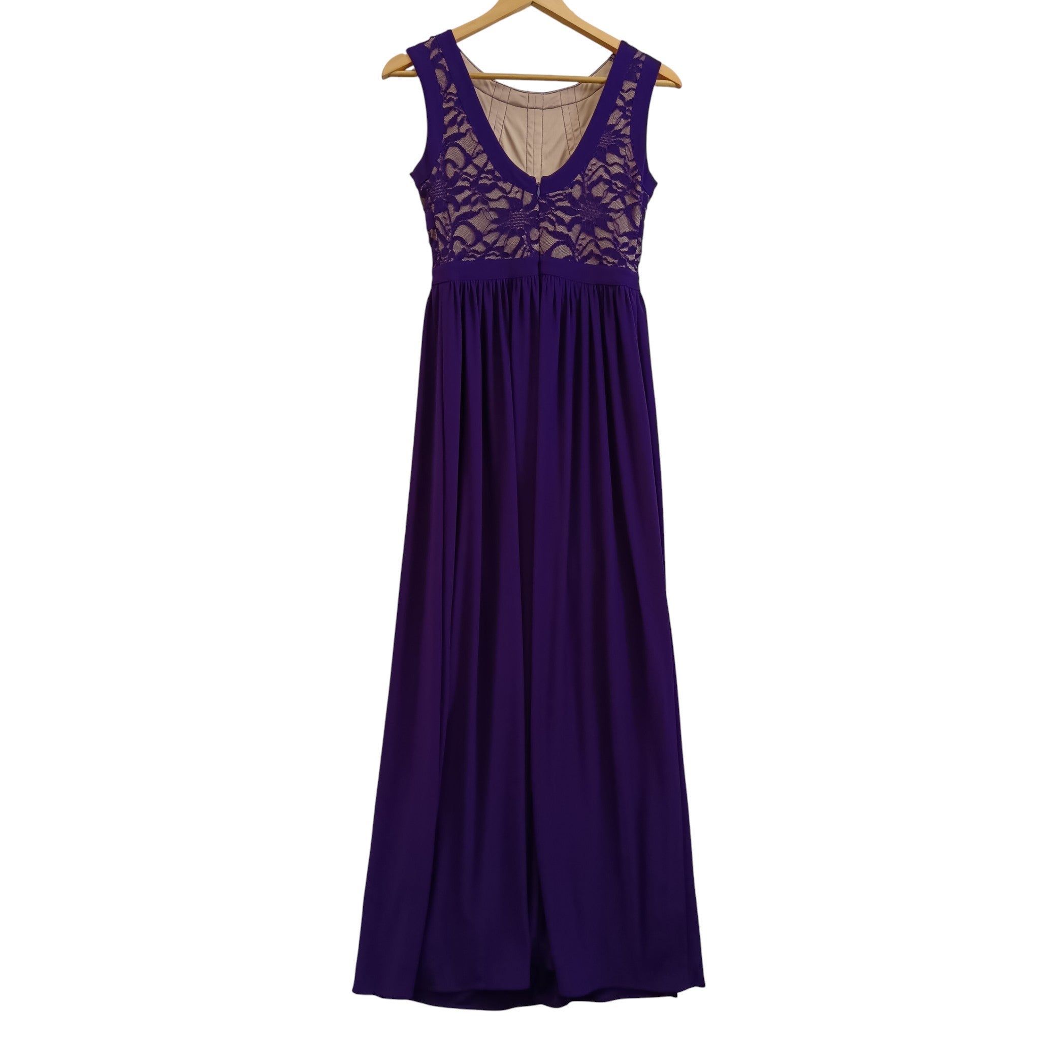 Back image for Morgan & Co. Purple Bridesmaid Special Occasion Long Dress UK S- Womenswear | Pre-loved