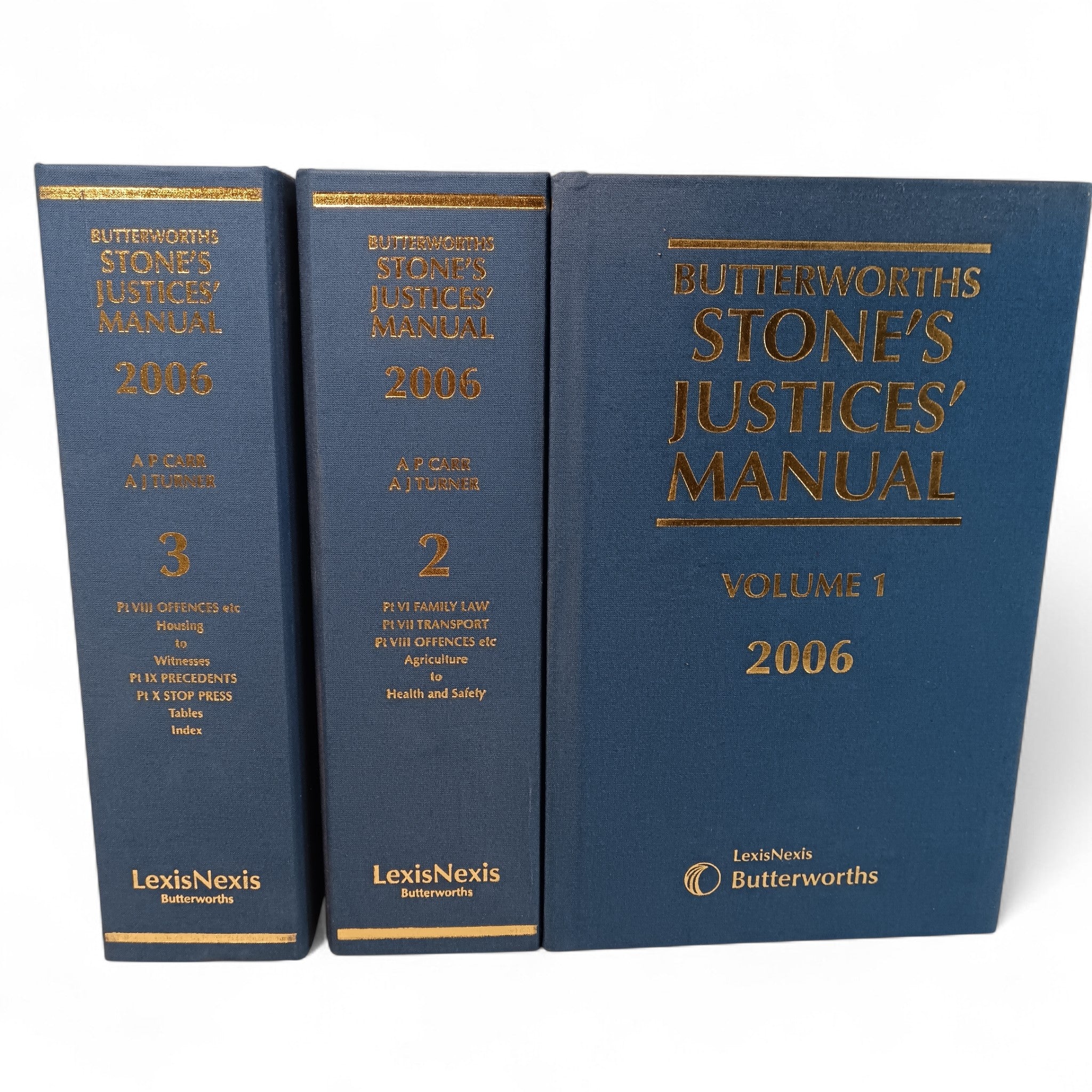 Butterworth Stone's Justices Manual 2006 Volumes 1-3  | Preloved