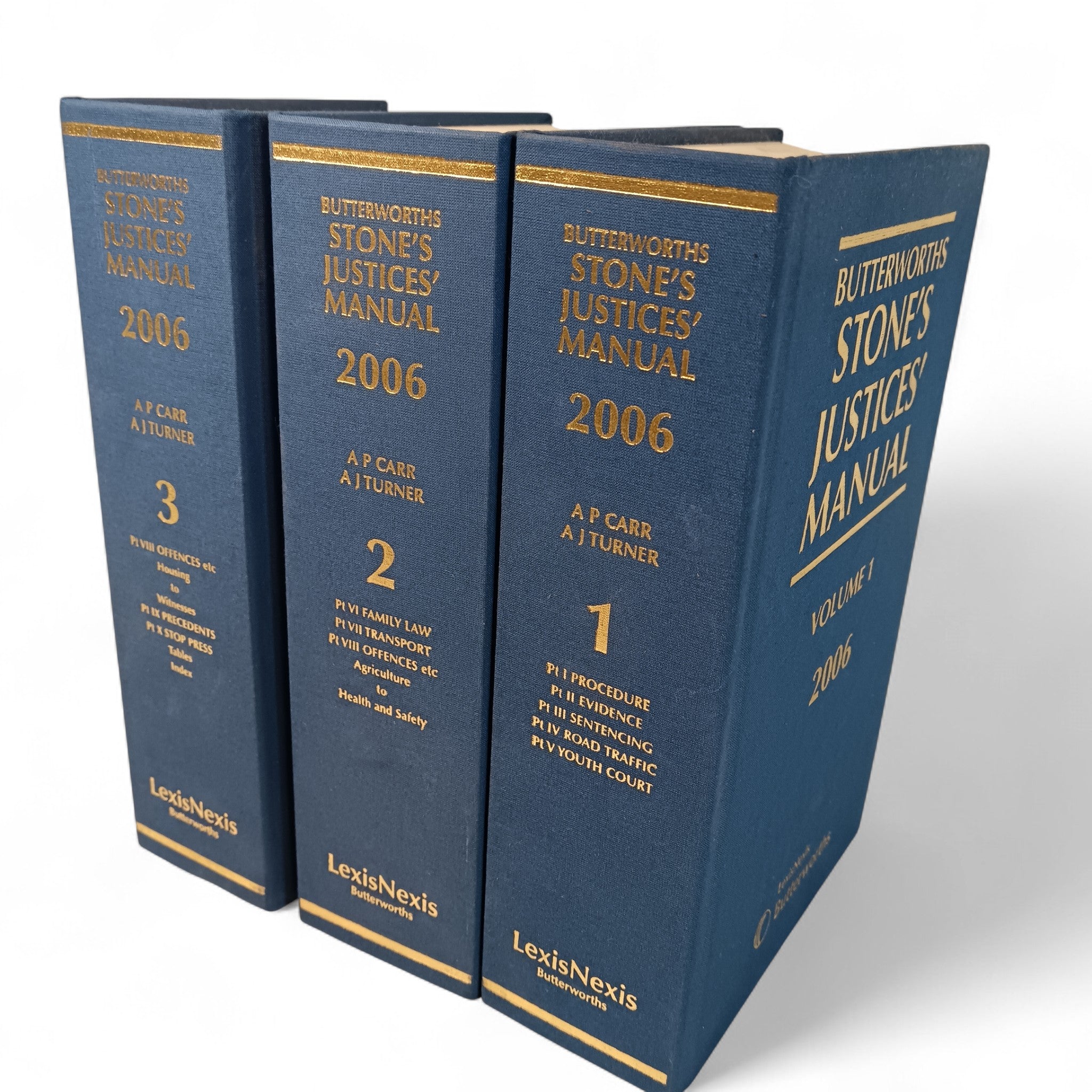 Butterworth Stone's Justices Manual 2006 Volumes 1-3  | Preloved
