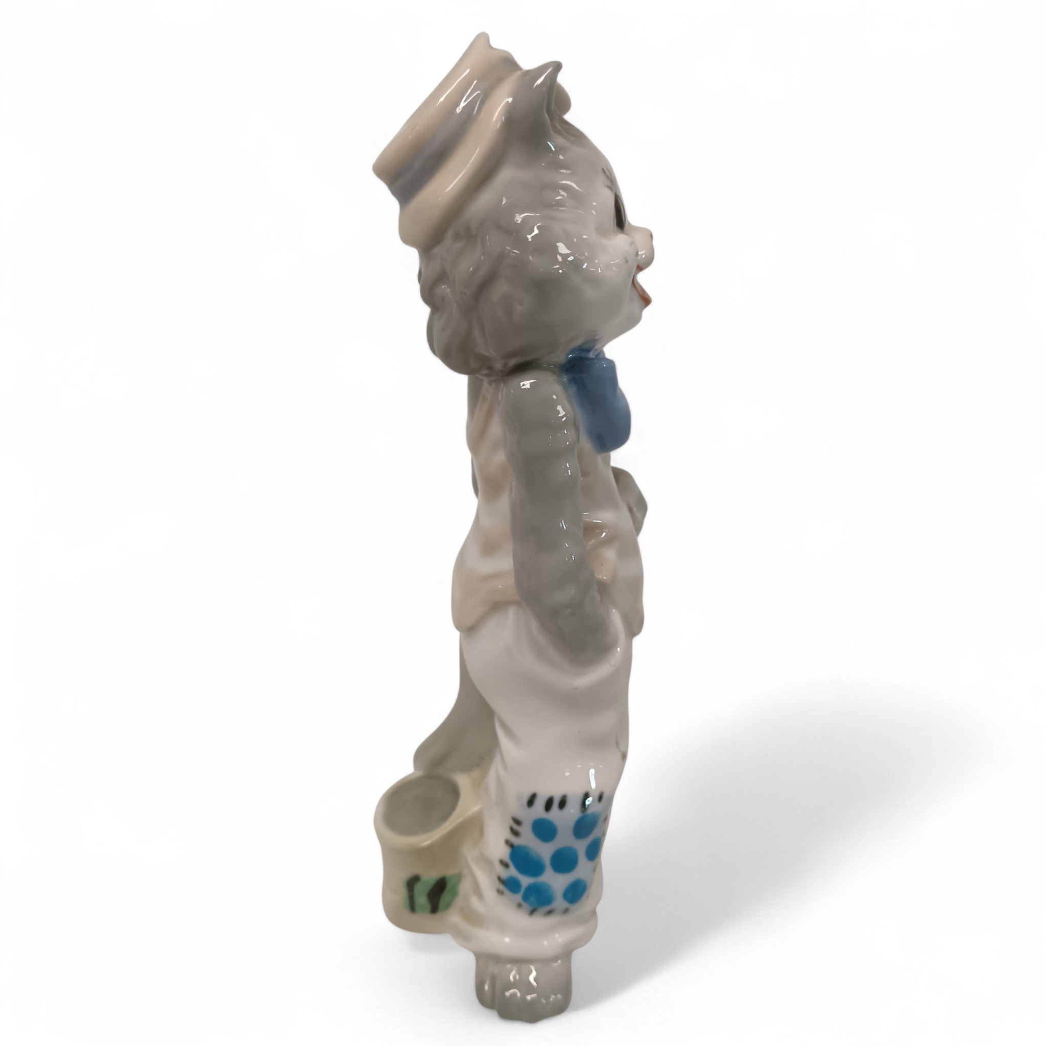 Casades Porcelain Cat/Tomcat Figurine 17cm Made in Spain | Preloved