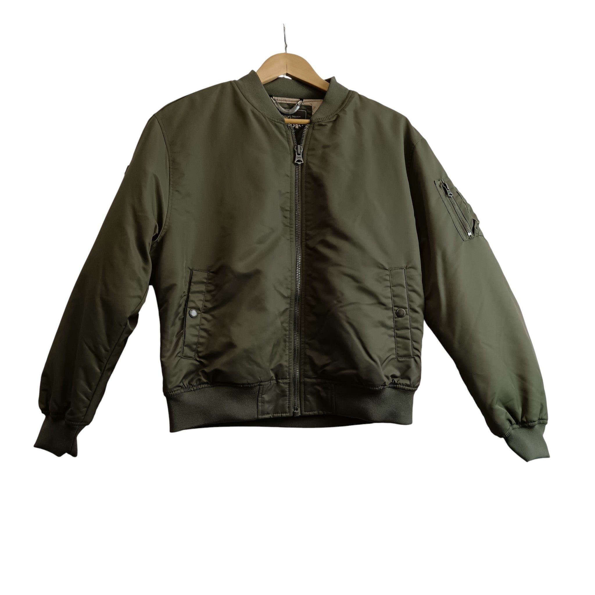 Front image for Superdry Military Inspired Ladies Dusty Olive Green Coat UK 10 -Tags On - Womenswear | Pre-loved