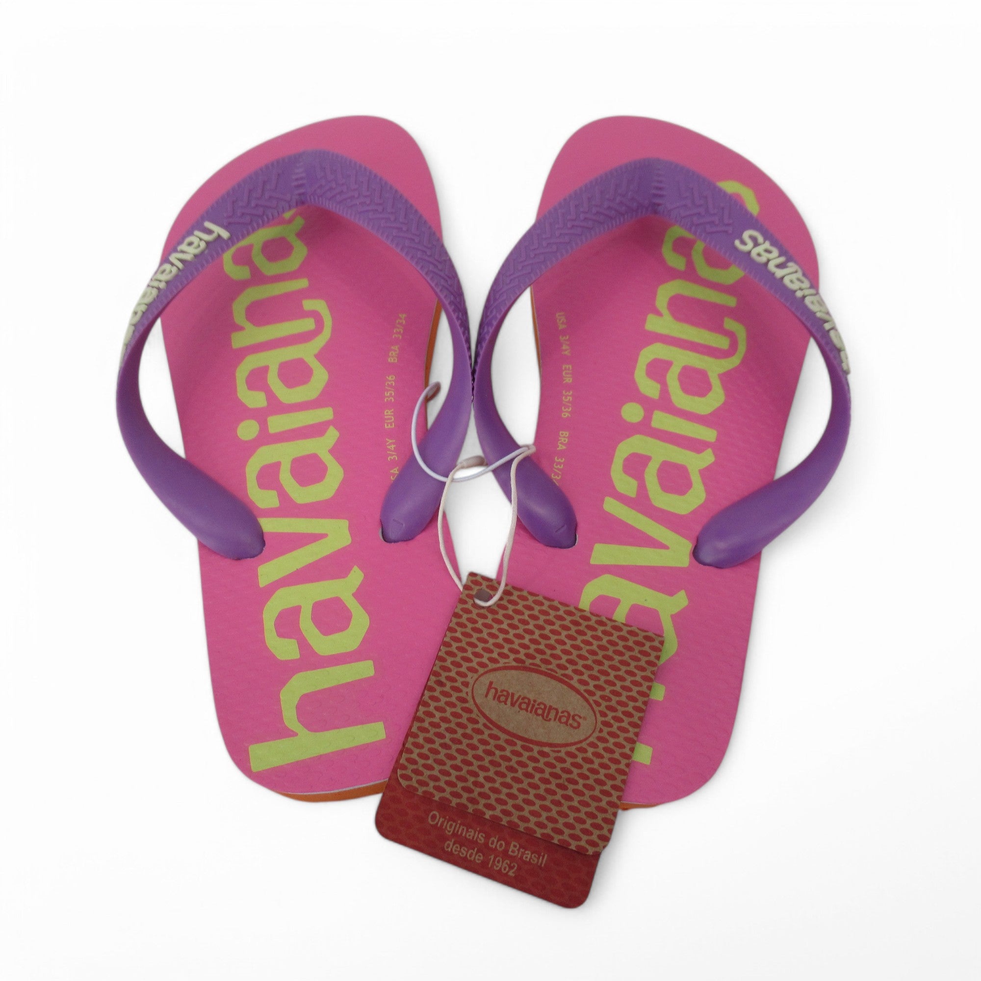 back image for Havaianas Flip Flop Sandals UK 3 Pink Womenswear | Preloved