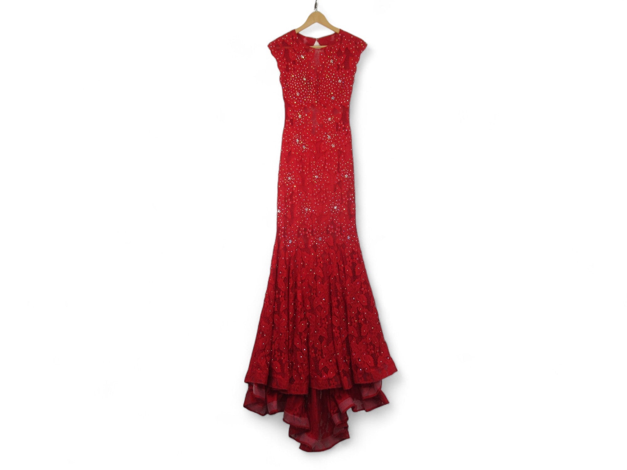 Front image for Jovani Small Red Prom Gown Dress Womenswear | Preloved