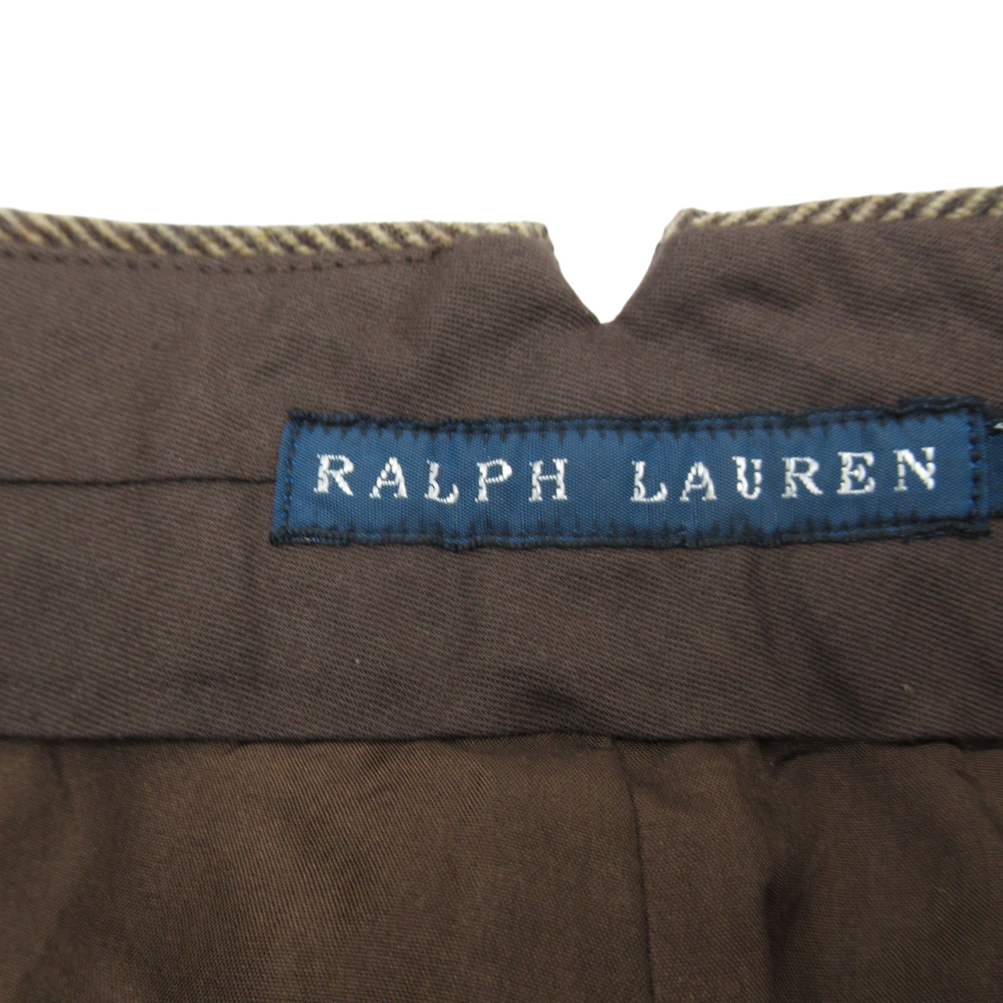 label image for Ralph Lauren Tweed Trousers Brown W32" Womenswear | Pre-loved