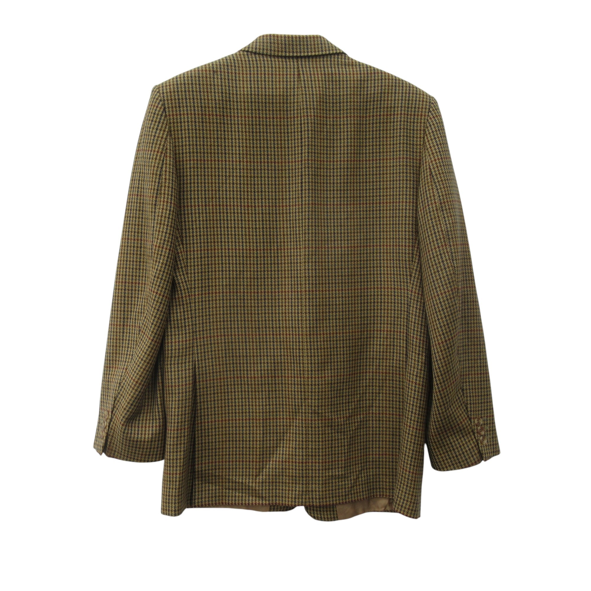back image for Daks Vintage Tweed Blazer 42 Brown Check Menswear | Pre-loved