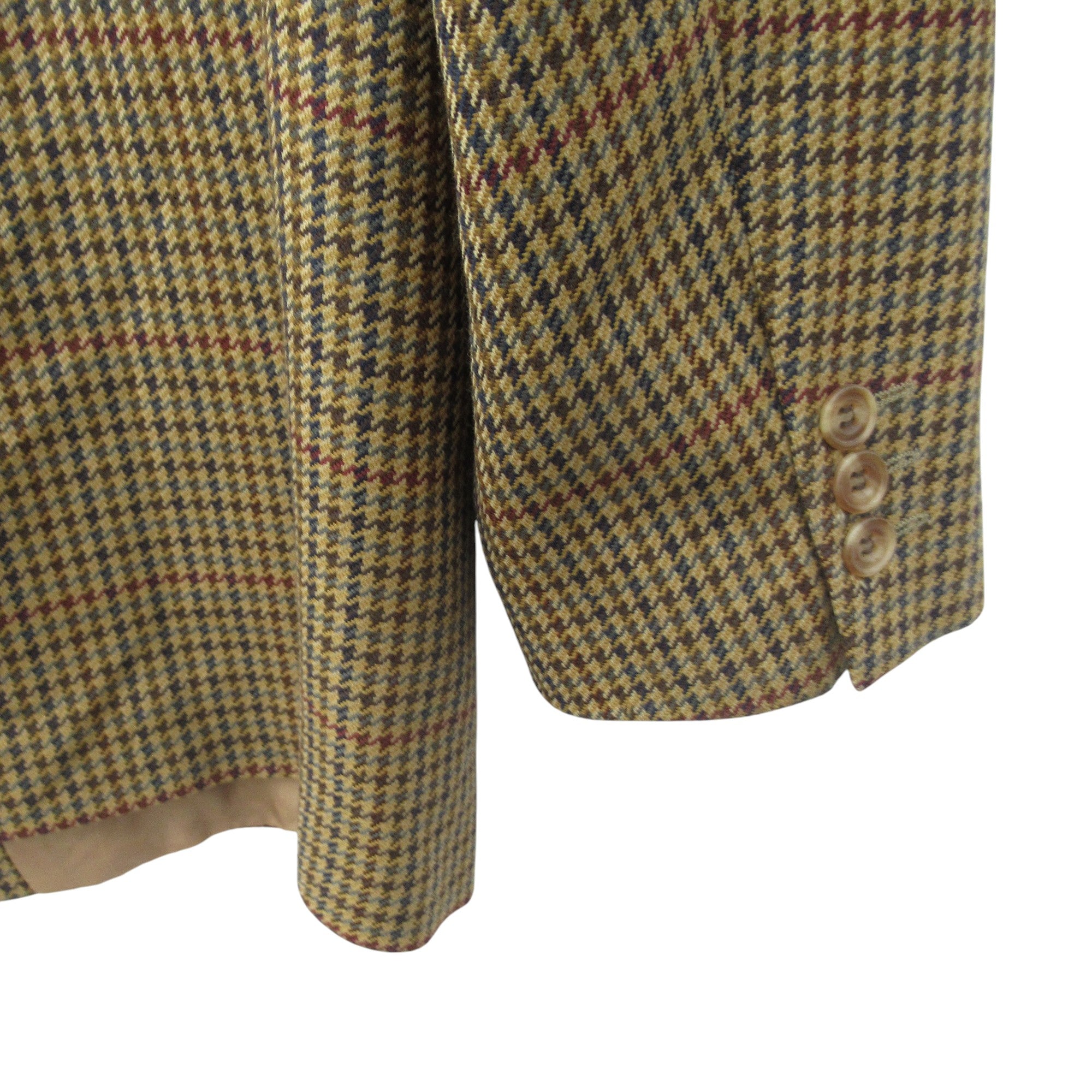 sleeve image for Daks Vintage Tweed Blazer 42 Brown Check Menswear | Pre-loved