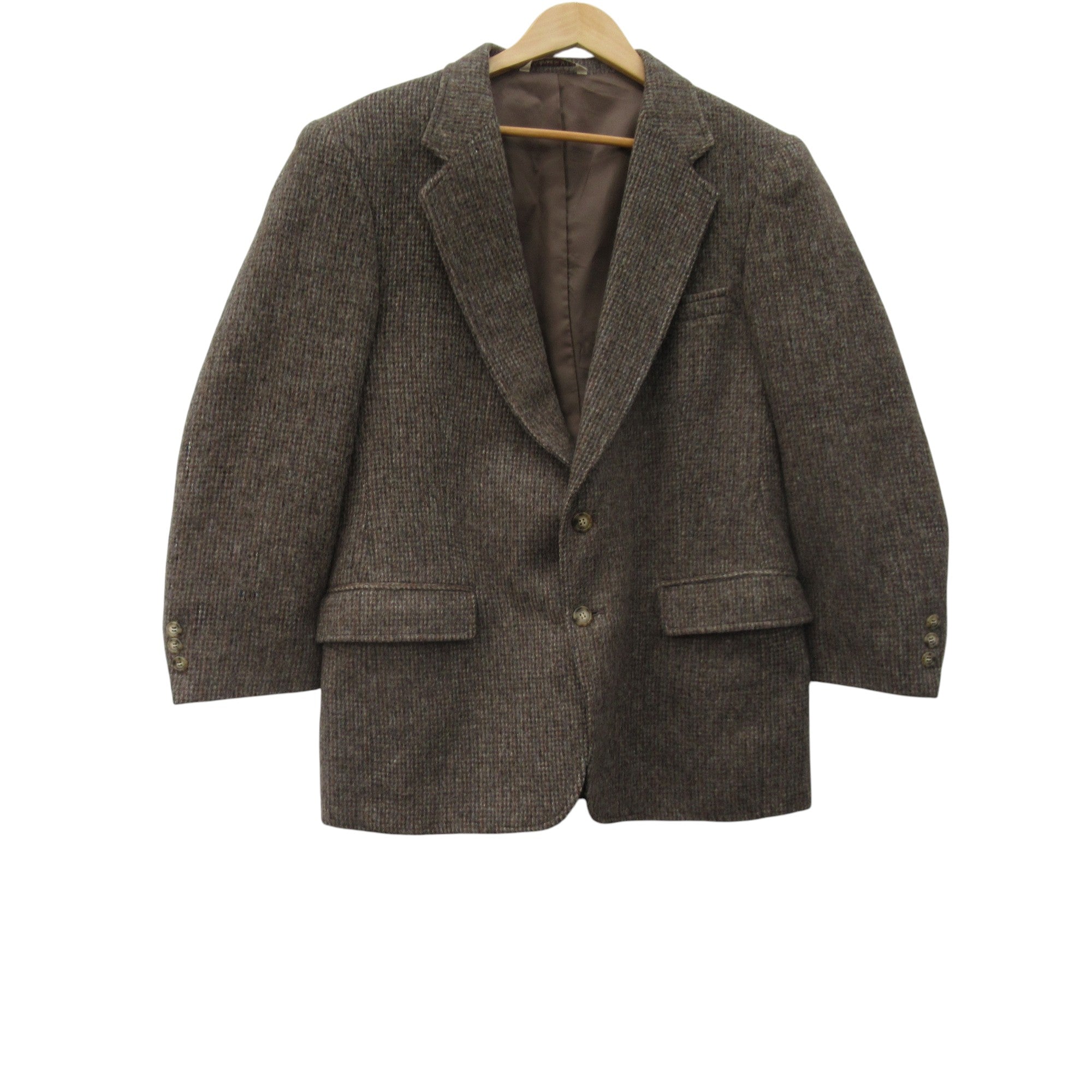 front image for Austin Leeds Vintage Tweed Blazer 39S Brown Menswear | Pre-loved