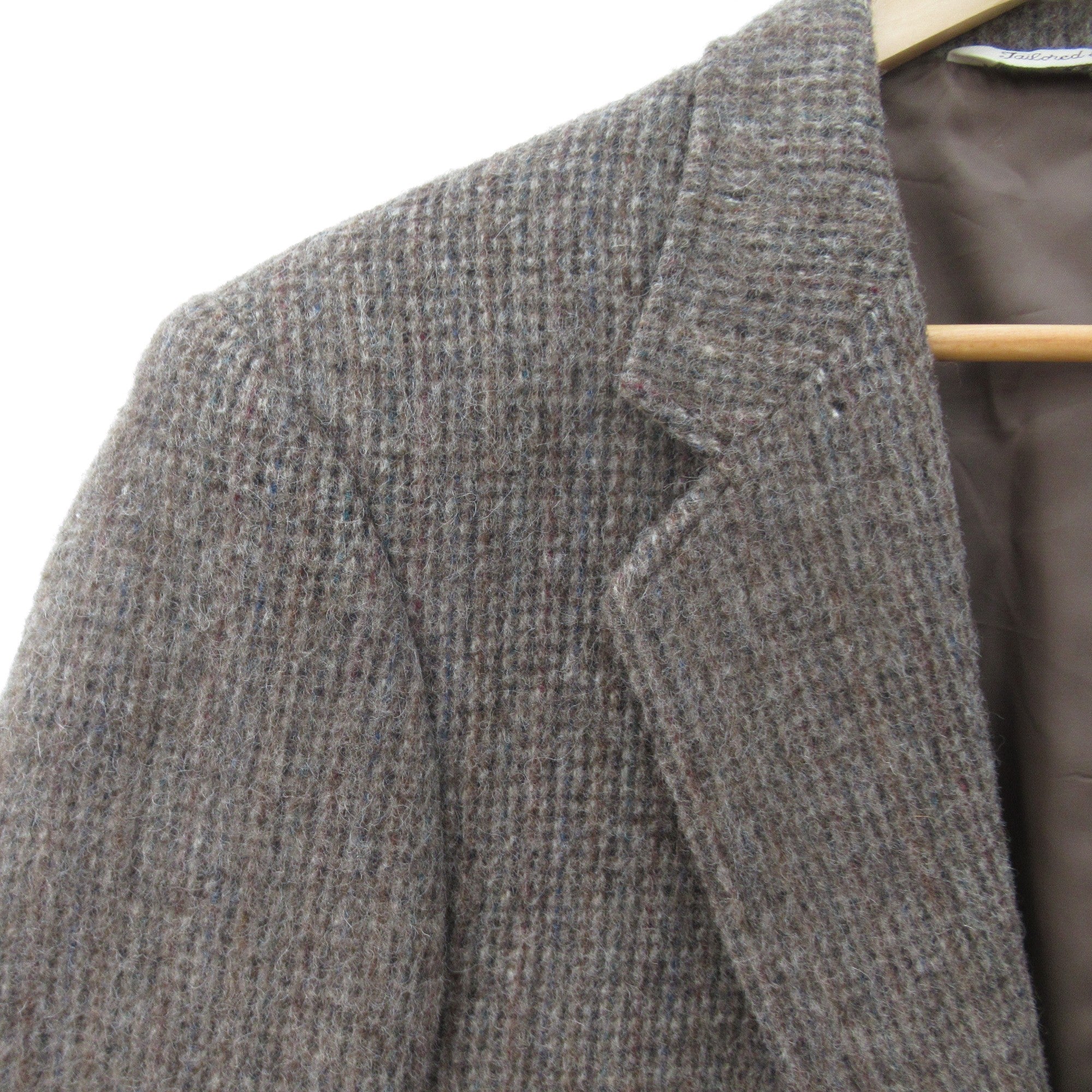 shoulder image for Austin Leeds Vintage Tweed Blazer 39S Brown Menswear | Pre-loved
