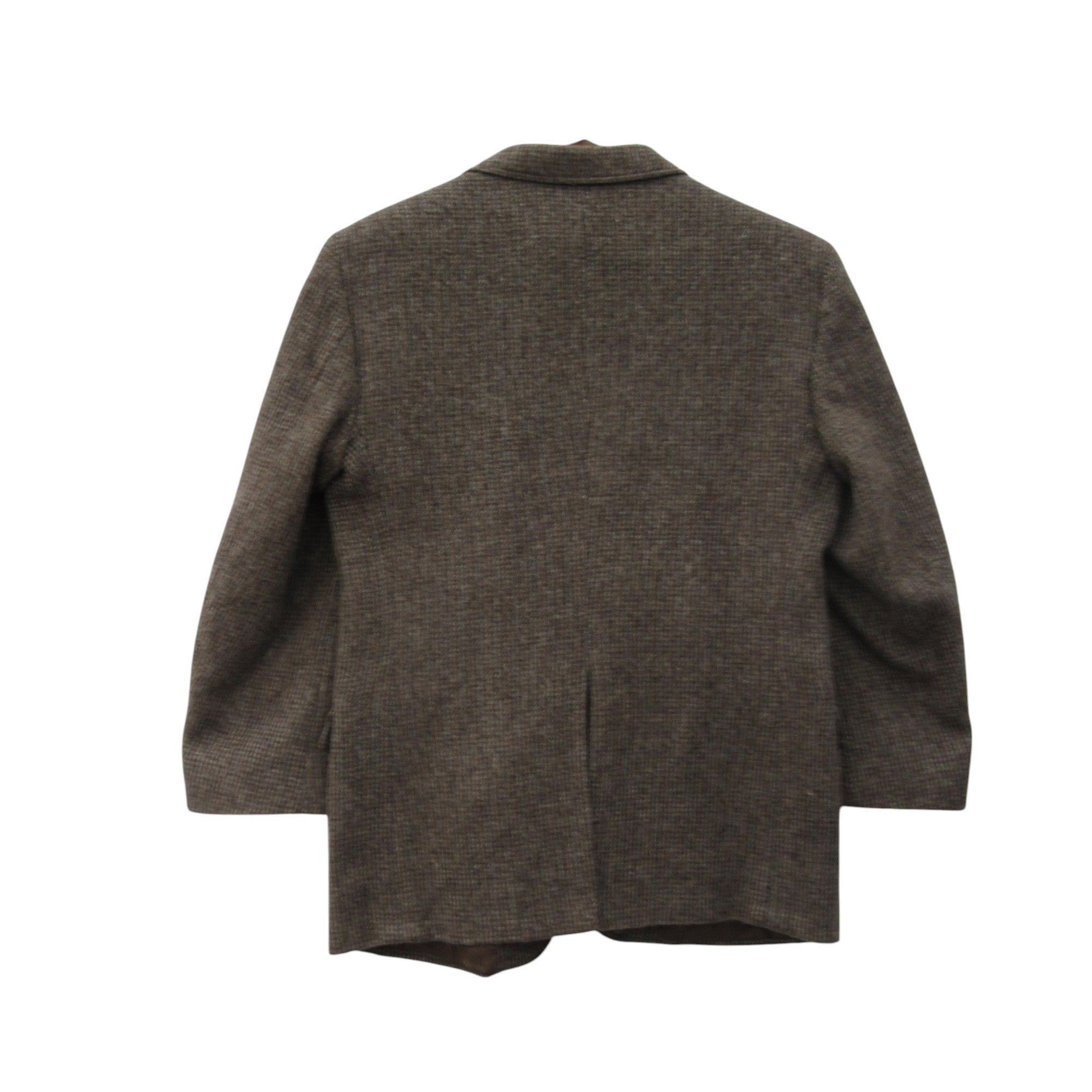 back image for Austin Leeds Vintage Tweed Blazer 39S Brown Menswear | Pre-loved