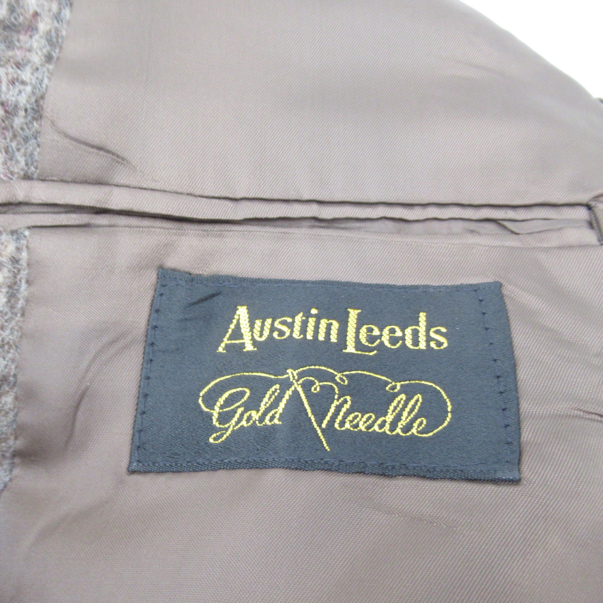 label image for Austin Leeds Vintage Tweed Blazer 39S Brown Menswear | Pre-loved