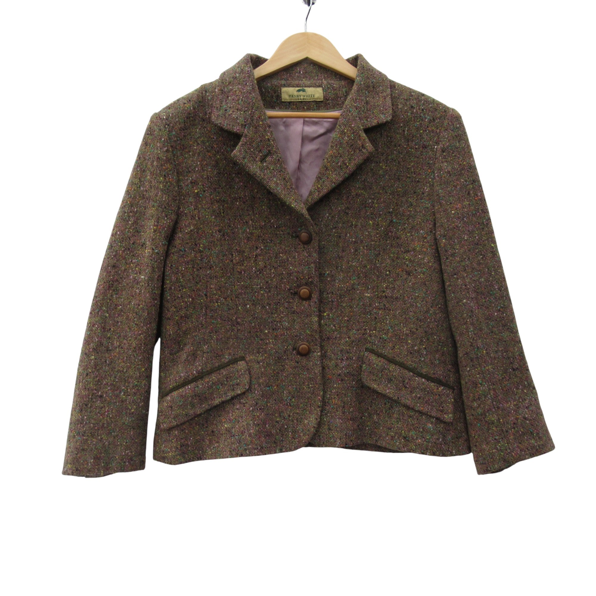 front image for Henry White Ireland Vintage Blazer UK 14 Womenswear | Pre-loved