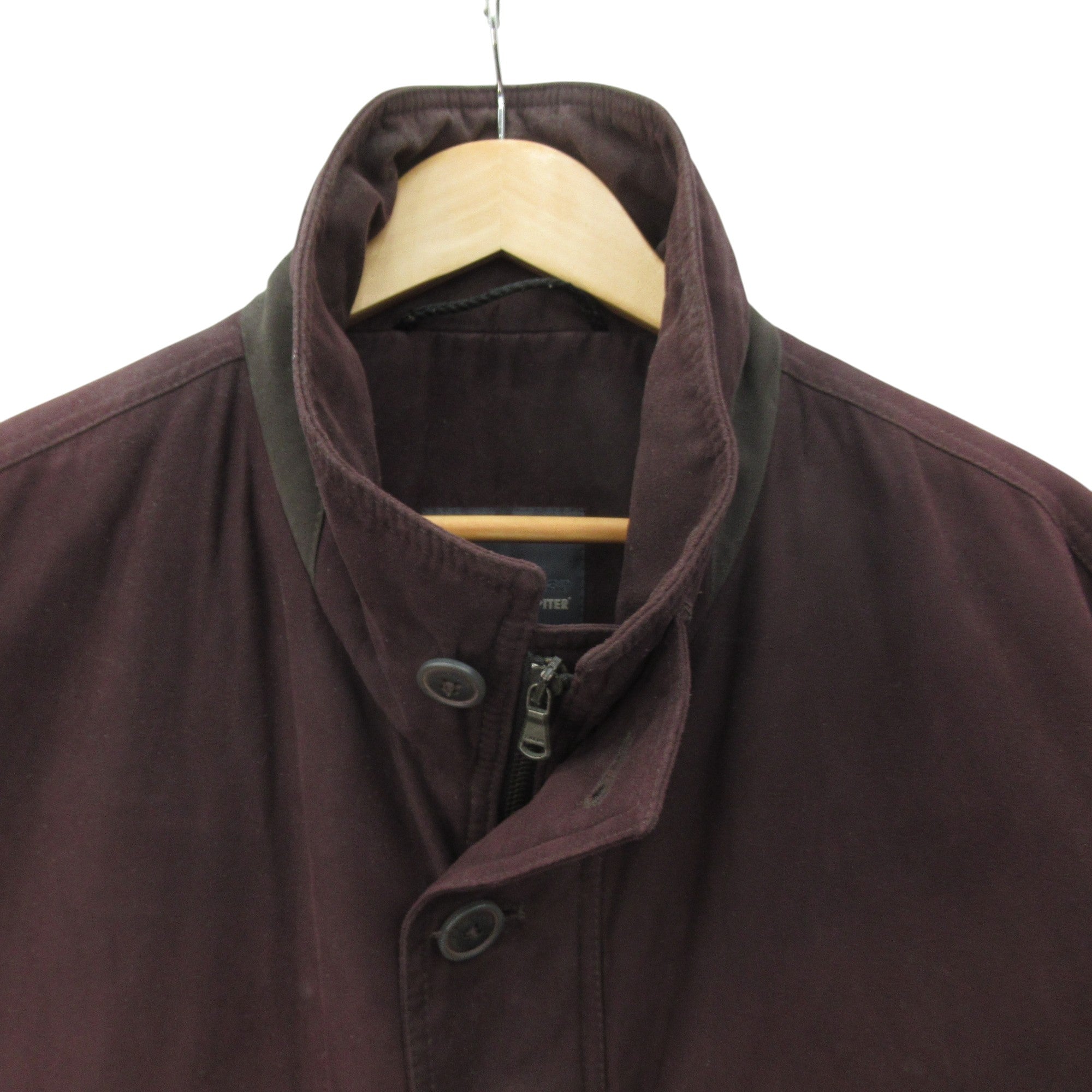 collar image for Jupiter Sportswear Coat Jacket Burgundy 3XL Menswear | Pre-loved 