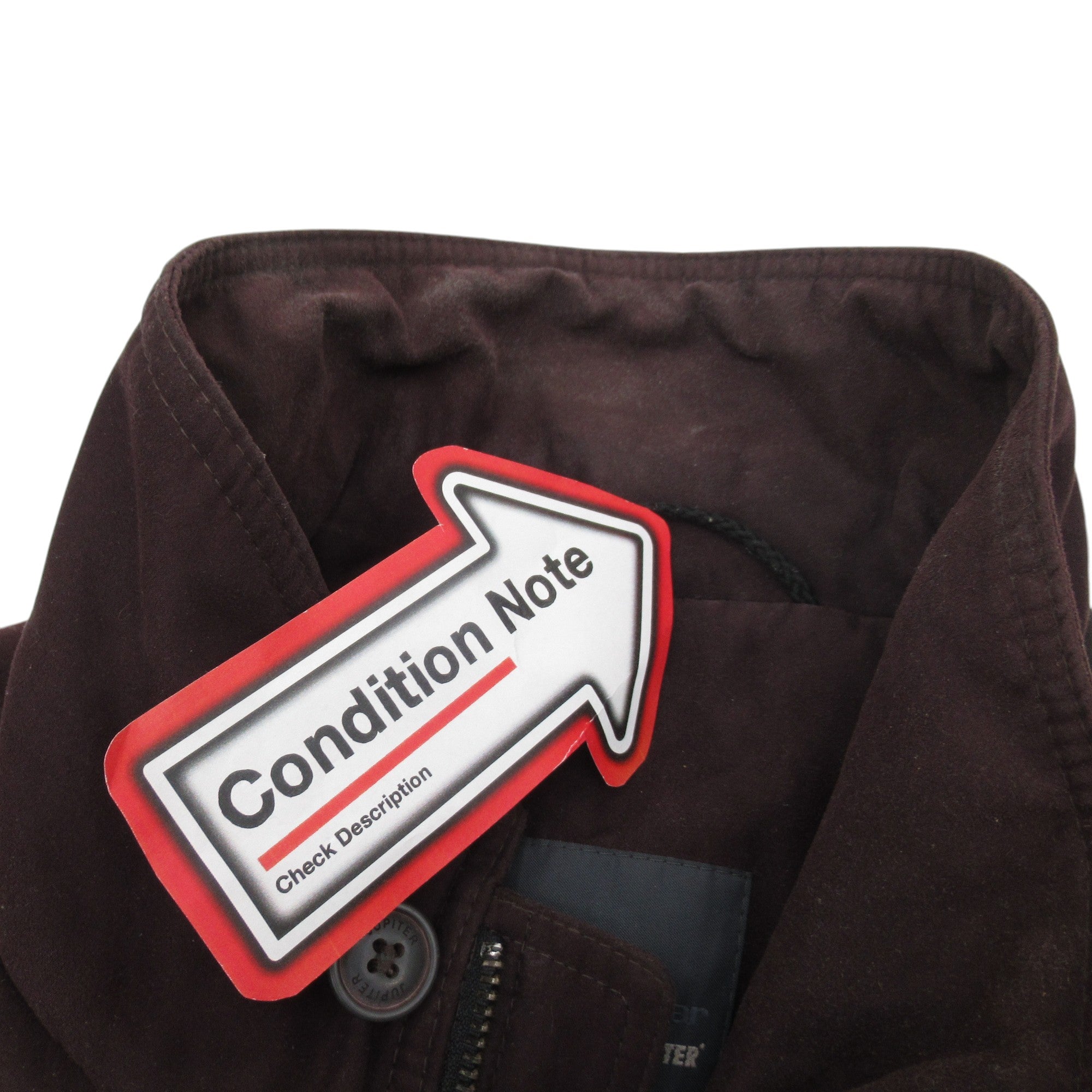 condition image for Jupiter Sportswear Coat Jacket Burgundy 3XL Menswear | Pre-loved 