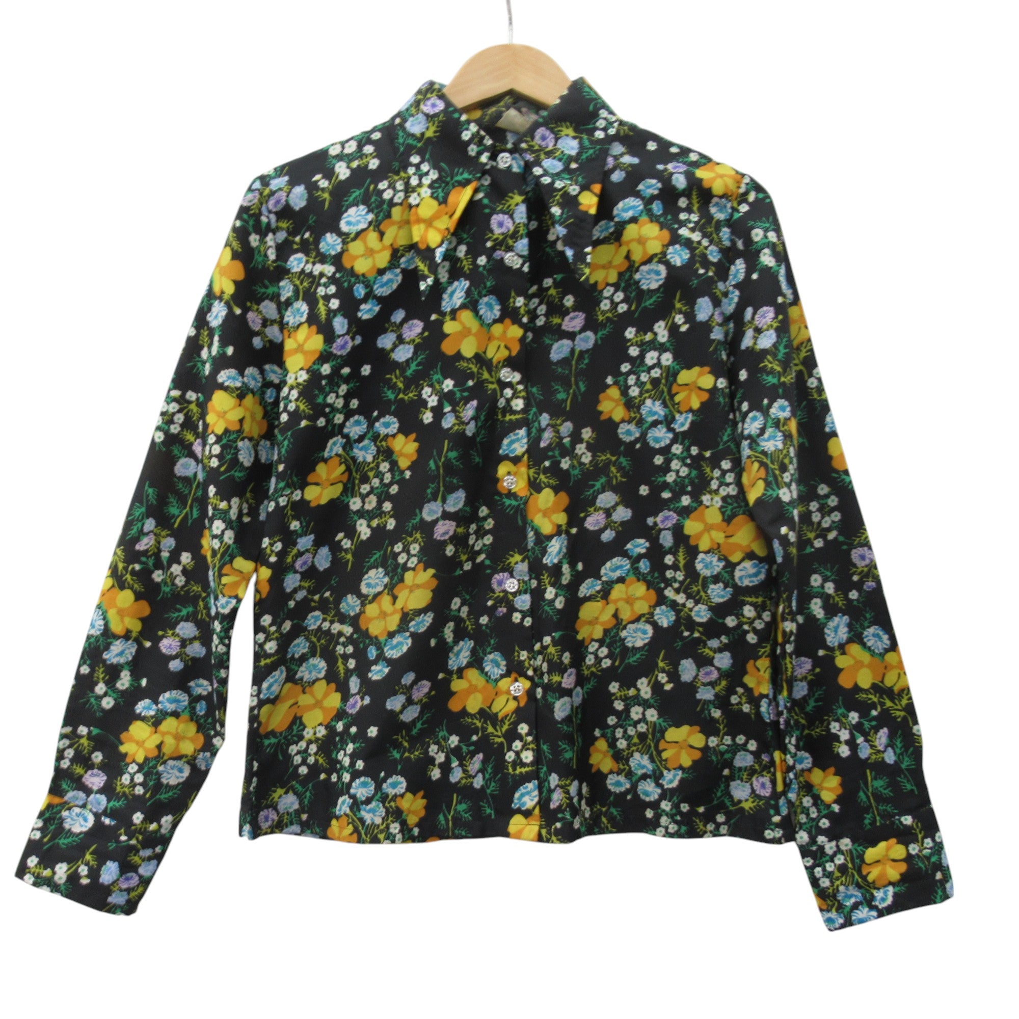 front image for Import Vintage Floral Blouse Large Multicoloured Womenswear  Pre-loved