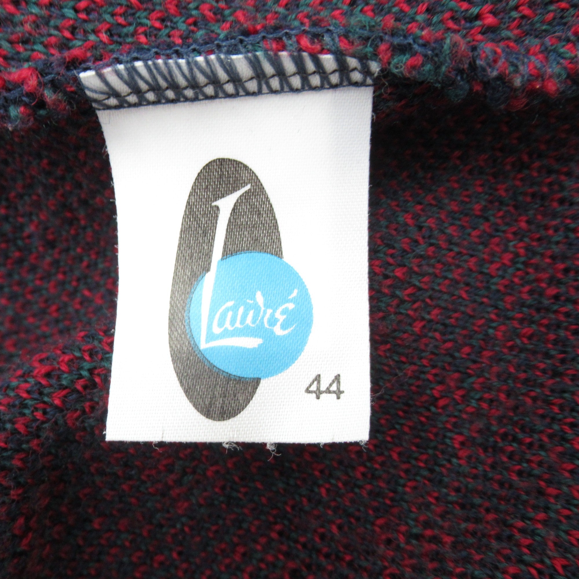 label image for Laivie Denmark Vintage Cardigan Large Blue Red Womenswear | Pre-loved