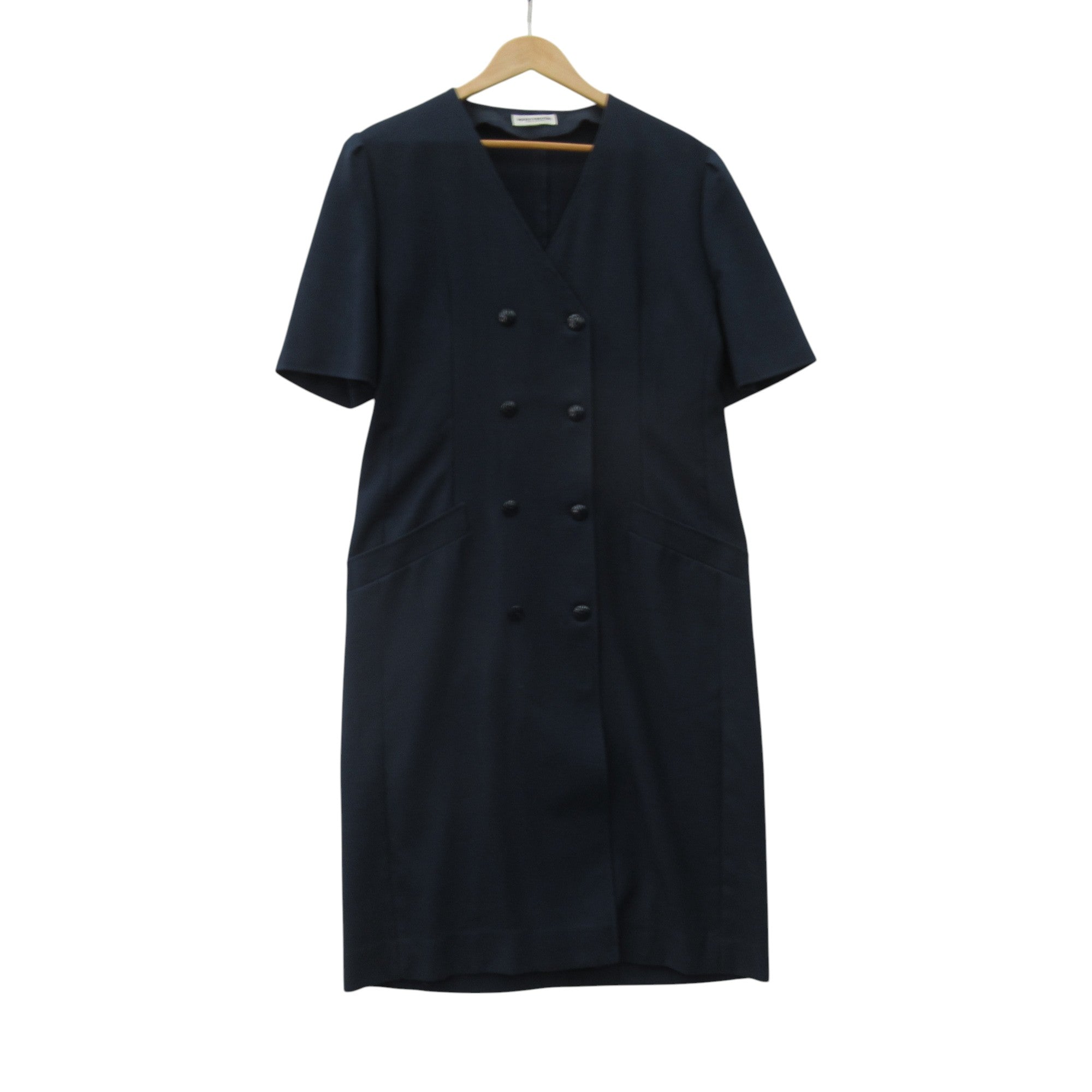 front image for Windsmoor Vintage Shift Dress Navy Blue UK 16 Womenswear | Preloved