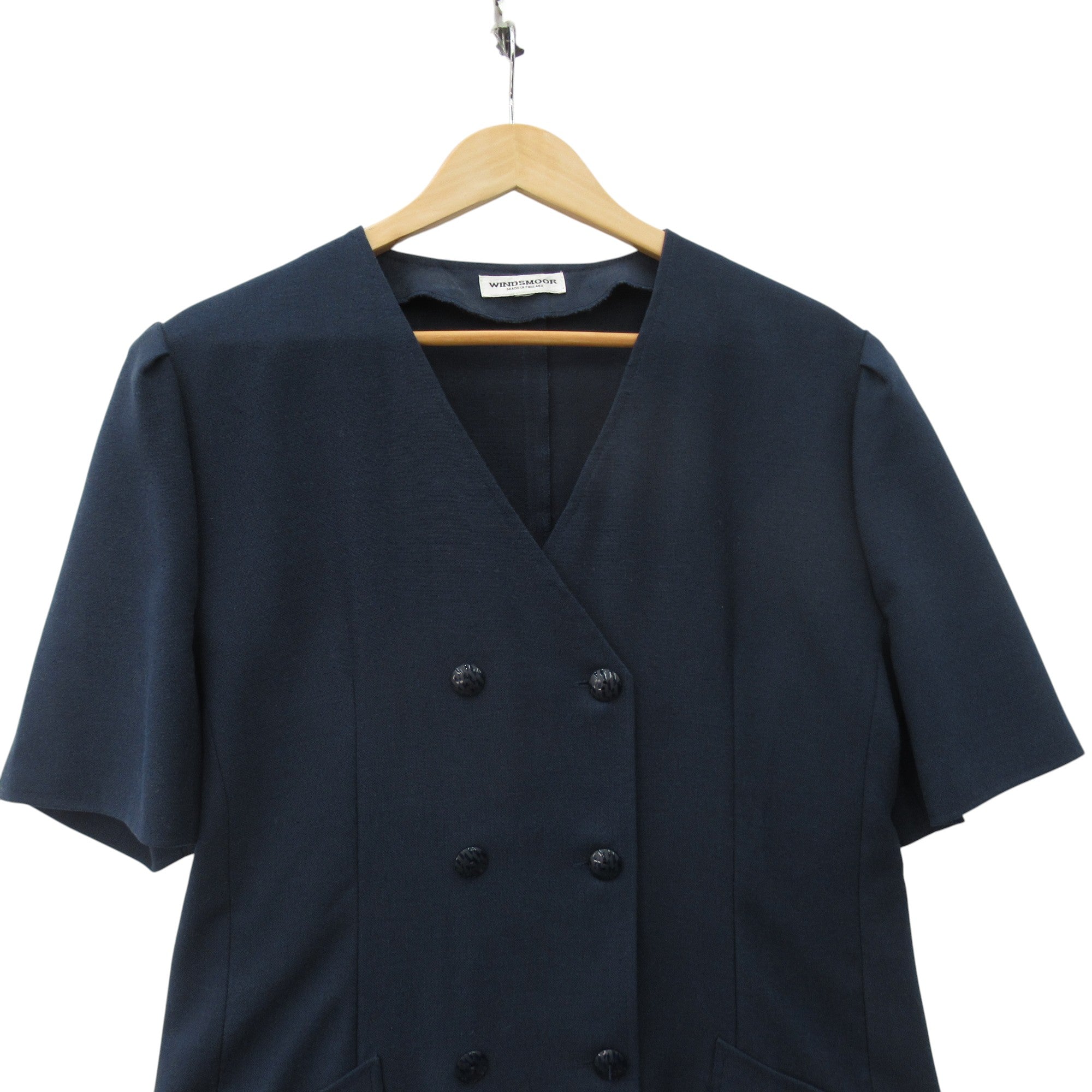 top image for Windsmoor Vintage Shift Dress Navy Blue UK 16 Womenswear | Preloved