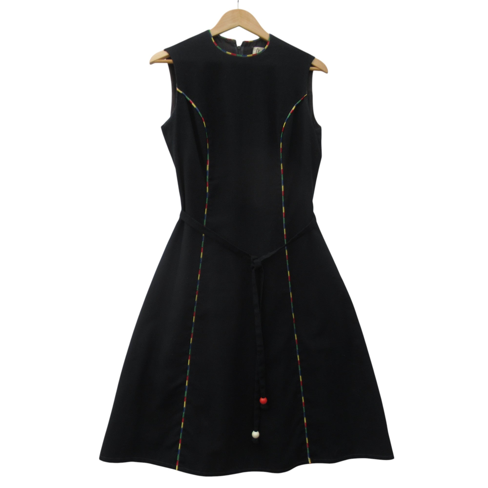 front image for Marisa At Kitty Copeland Vintage Dress UK 10 Navy Womenswear | Pre-loved 