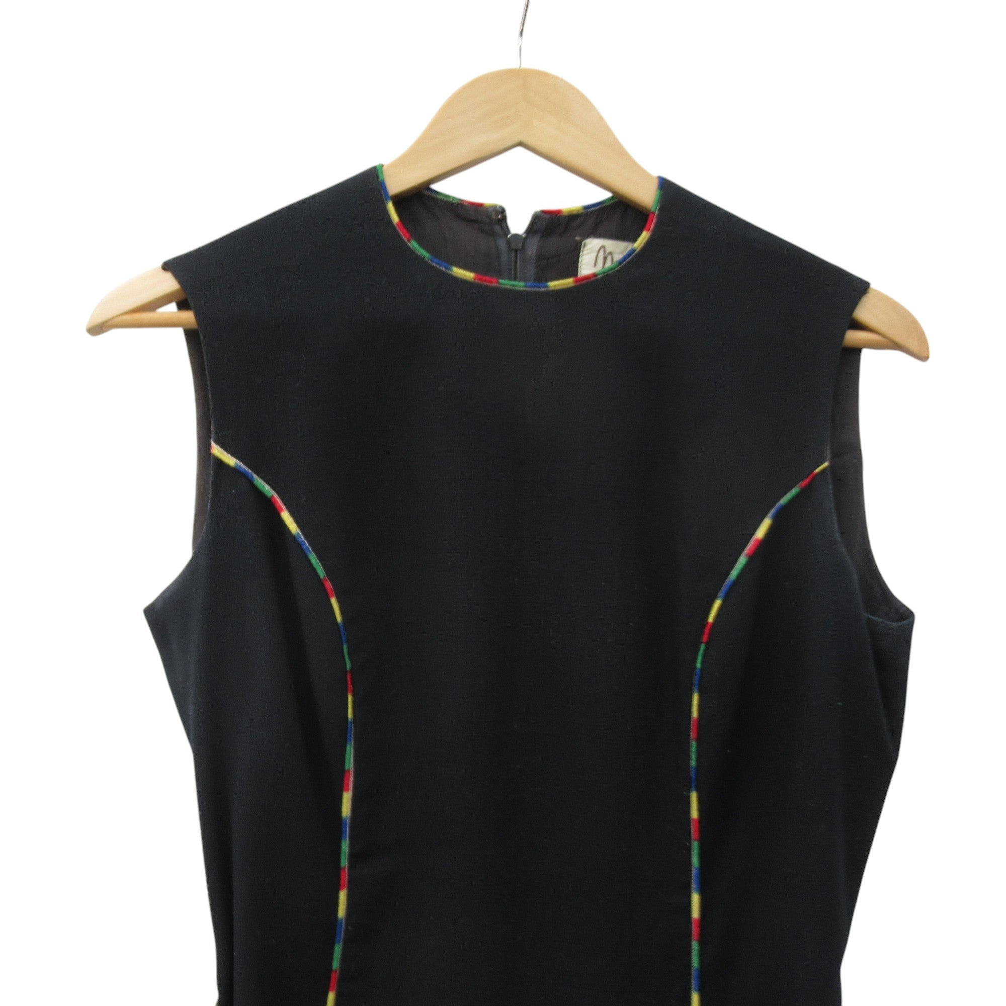 top image for Marisa At Kitty Copeland Vintage Dress UK 10 Navy Womenswear | Pre-loved 