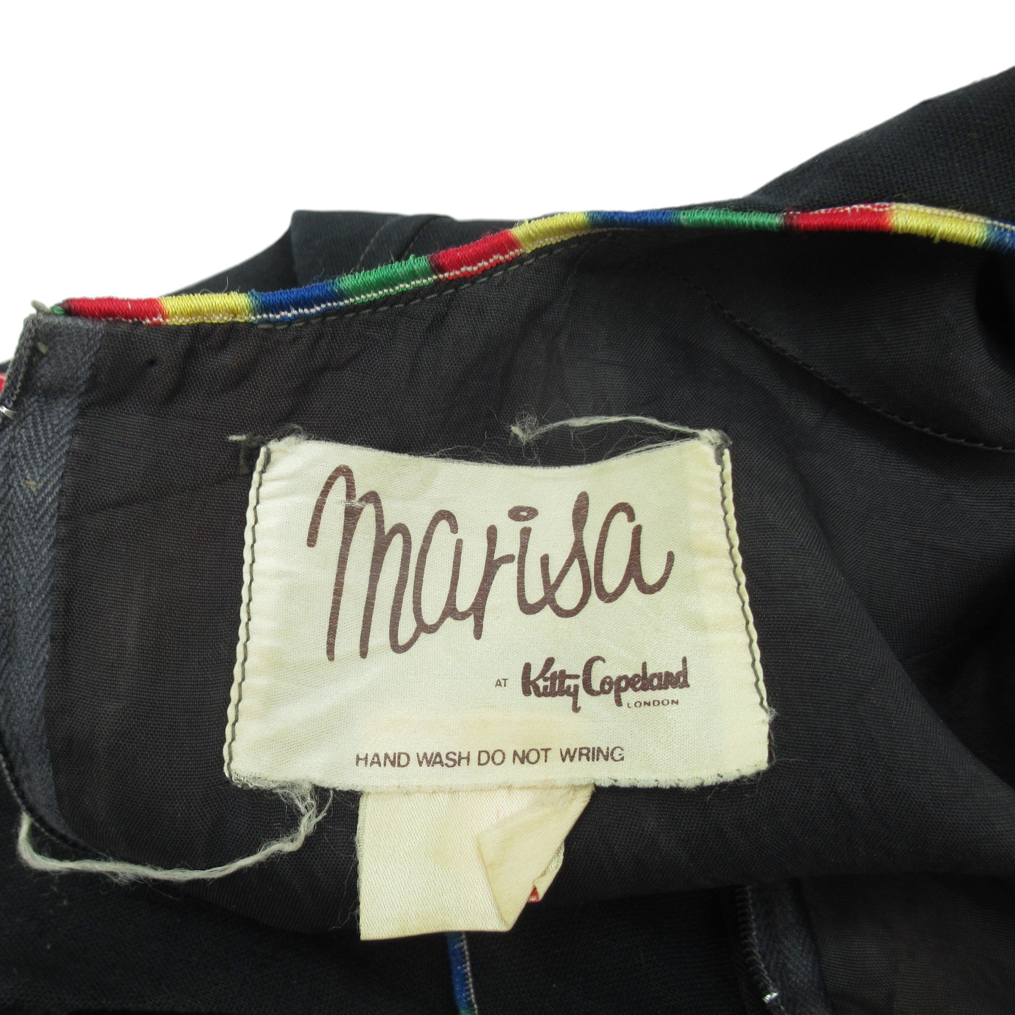 label image for Marisa At Kitty Copeland Vintage Dress UK 10 Navy Womenswear | Pre-loved 