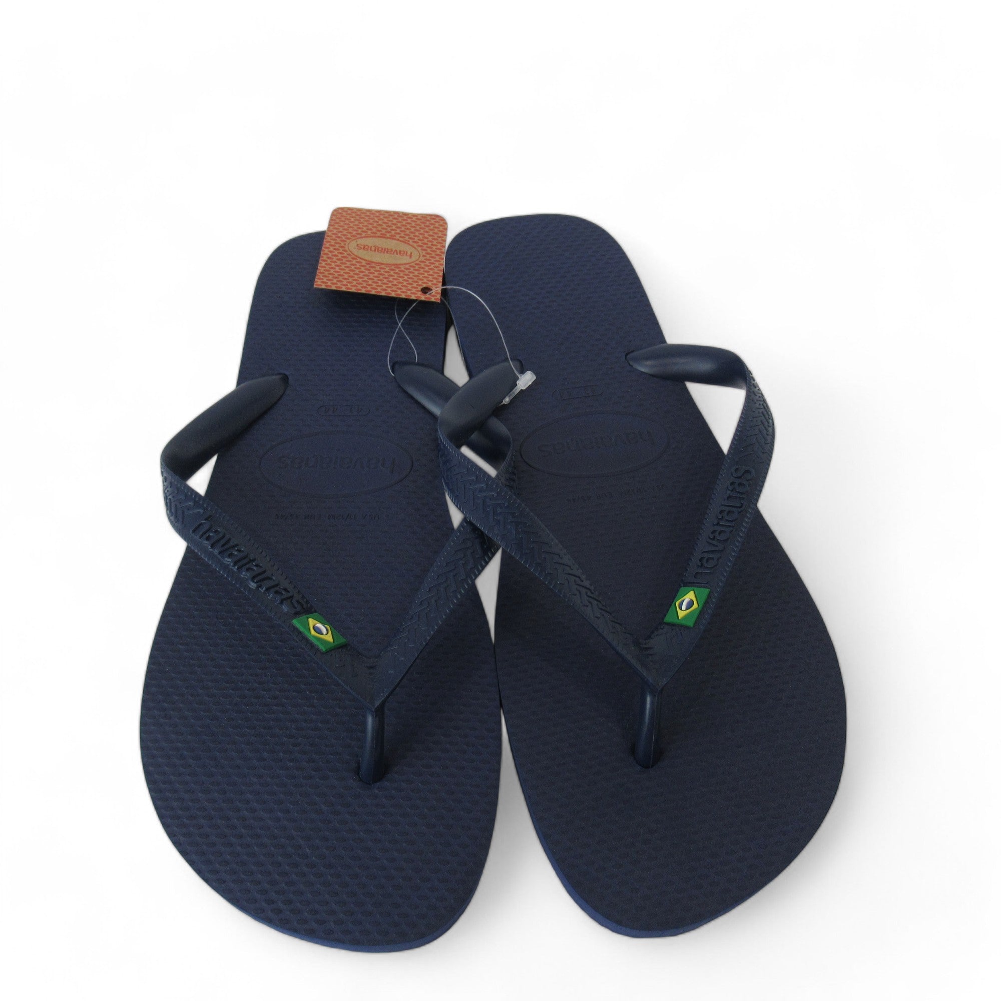 front image for Havaianas Marinho UK 10 Blue Flip Flops Menswear | Preloved