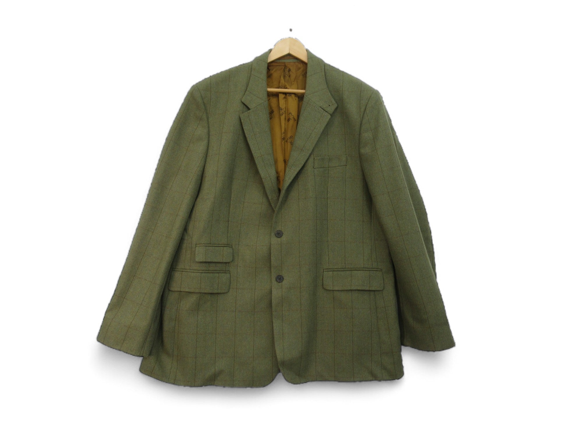 Front image for House Of Bruar 50L Green Tween Jacket Menswear | Preloved