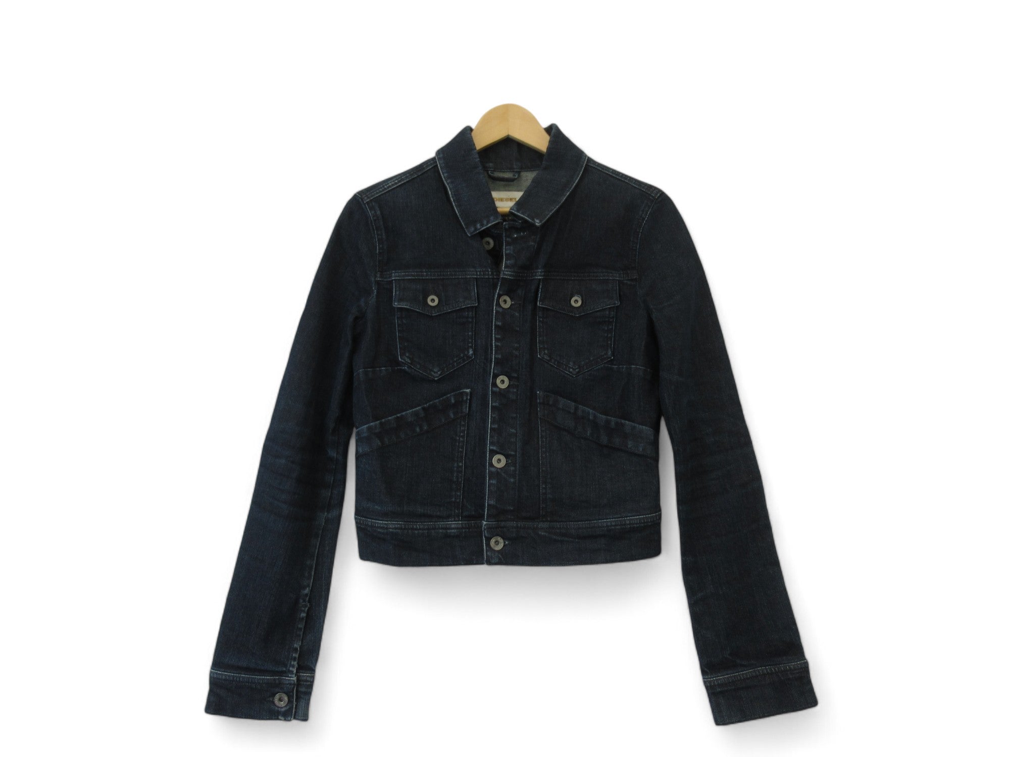 Front image for Diesel XL Slim Fit Blue Denim Jacket Menswear | Preloved