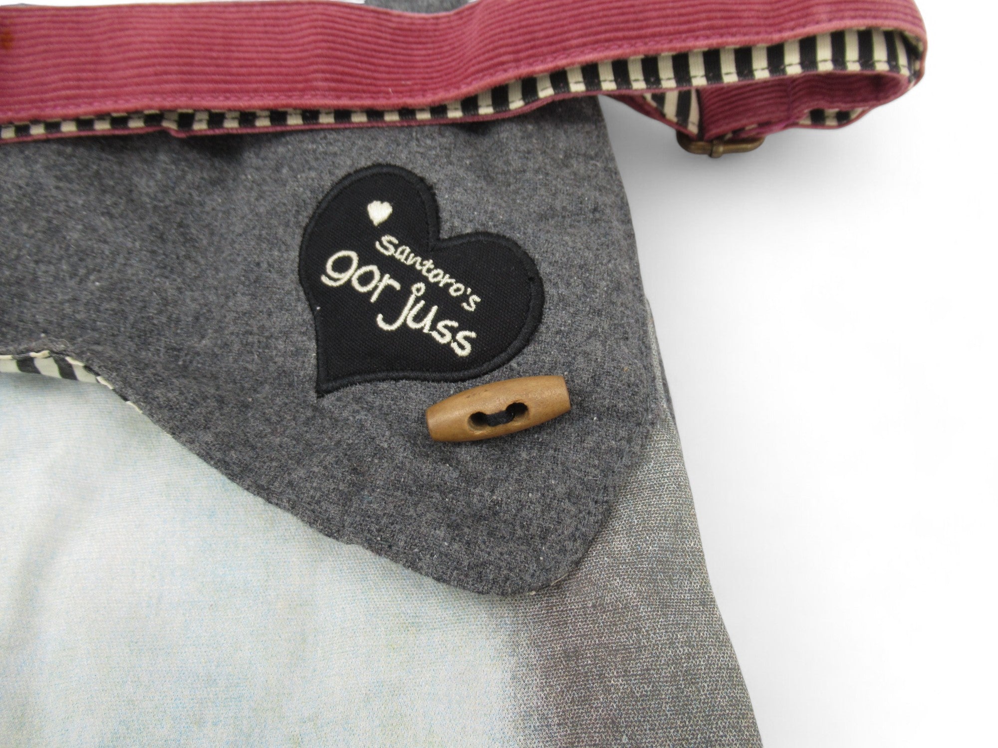 Close up image for Santoros London Gor Juss Medium Grey Handbag Womenswear | Preloved