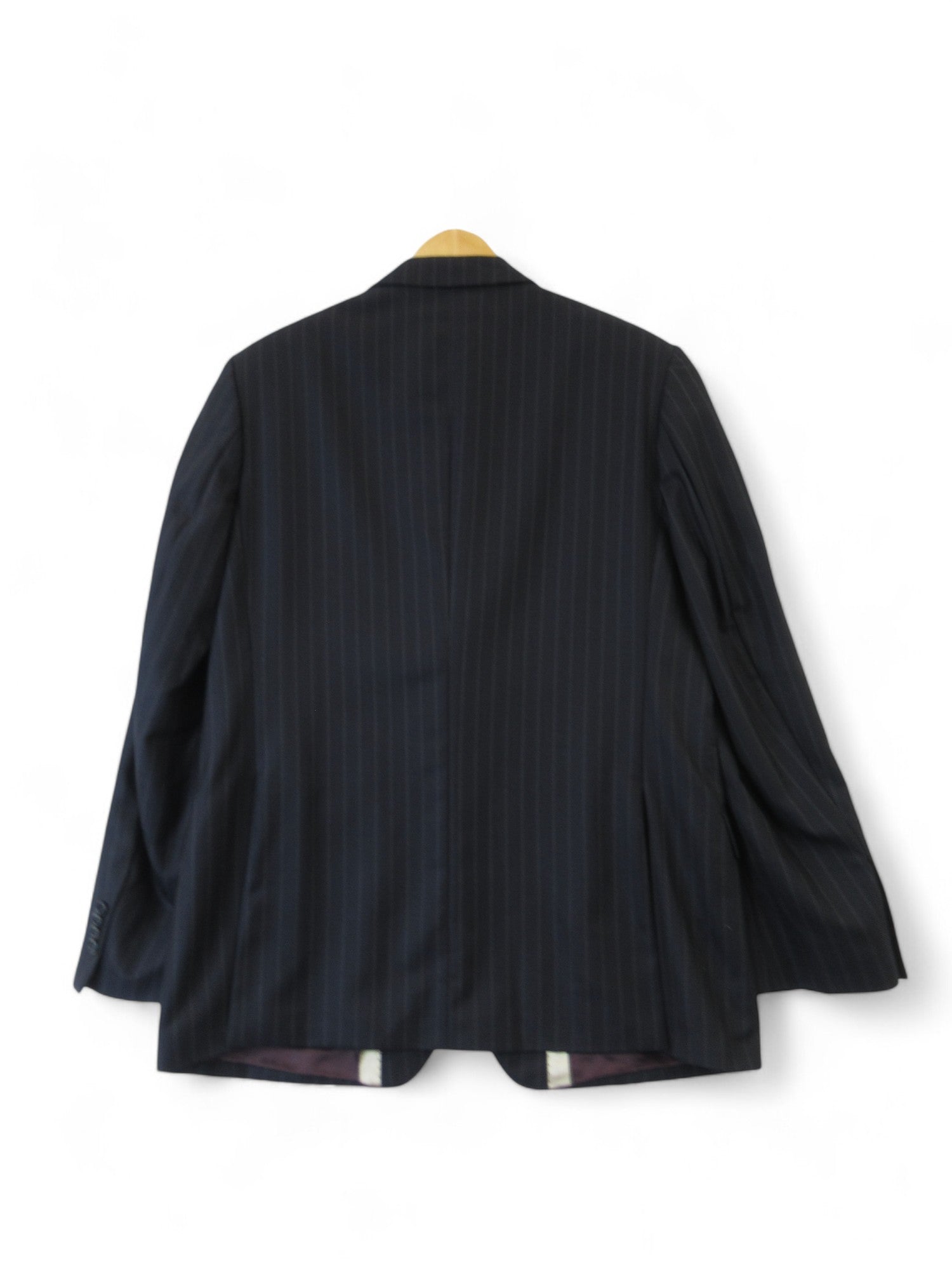 Back image for Berwin & Berwin 42" Navy Pinstripe Suit Jacket Menswear | Preloved