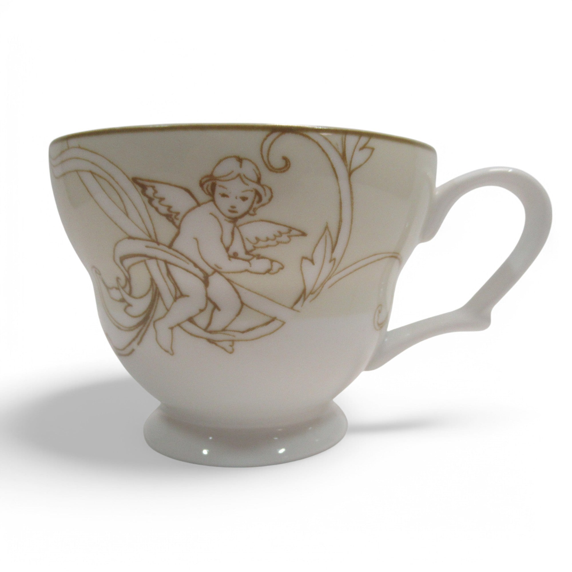 Cup image of Maisons du Monde 6 Teacups & Saucers Angel Design Porcelain