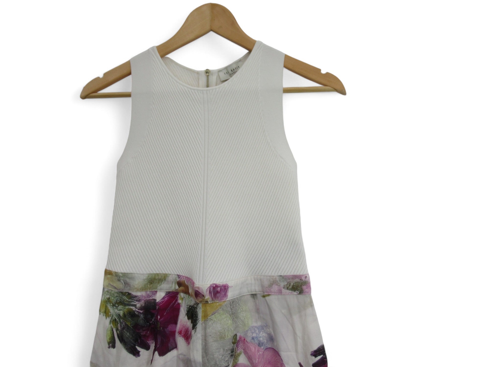 Top image for Ted Baker UK 10 Multicoloured Floral Jumpsuit Womenswear | Preloved