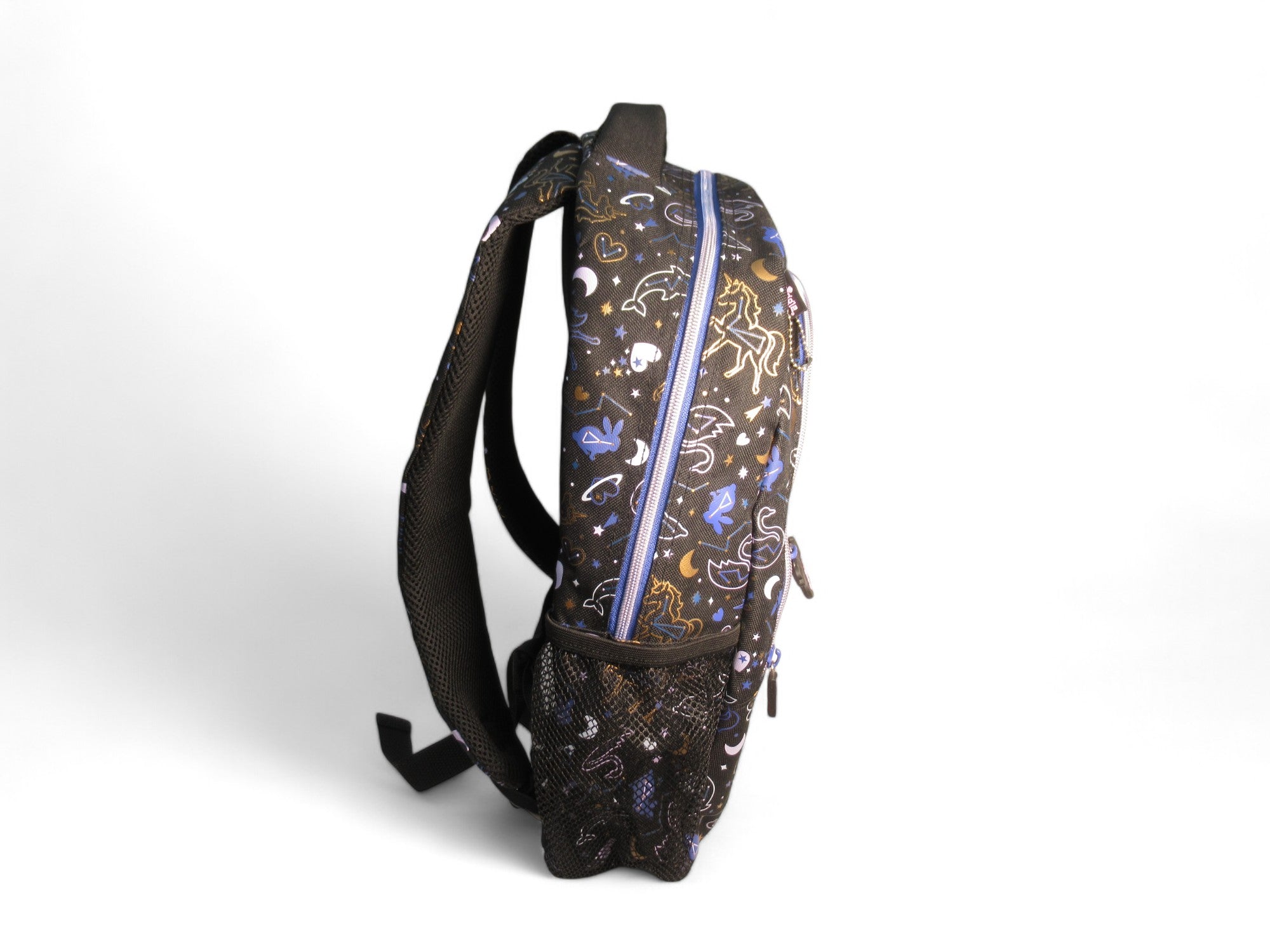Side image for Smiggle Rucksack Backpack Black Unicorn Womenswear |Preloved