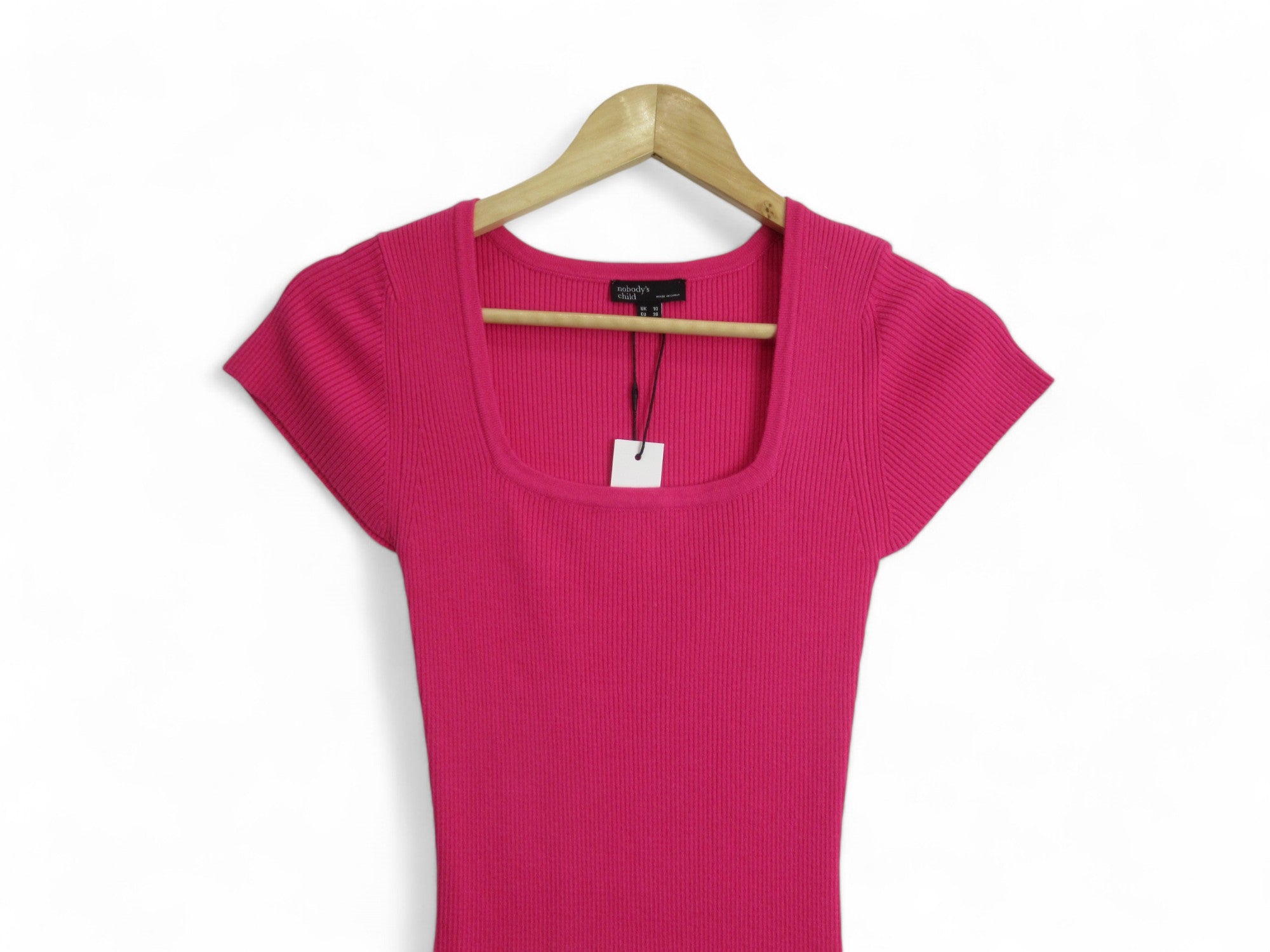 Top image for Nobodys Child UK 10 Pink Bodycon Dress Womenswear | Preloved