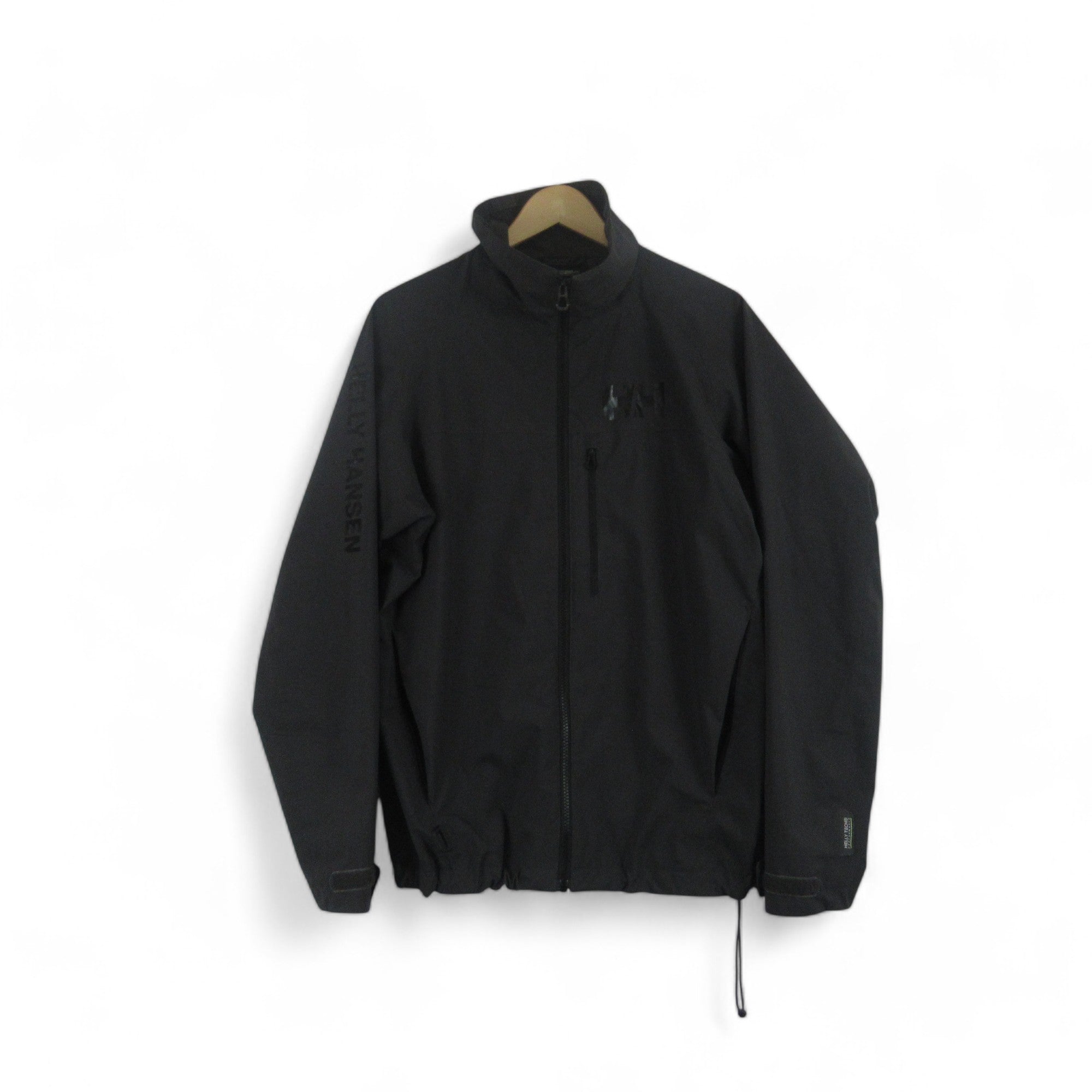front image for Helly Hansen Large Black Running Jacket Menswear | Preloved