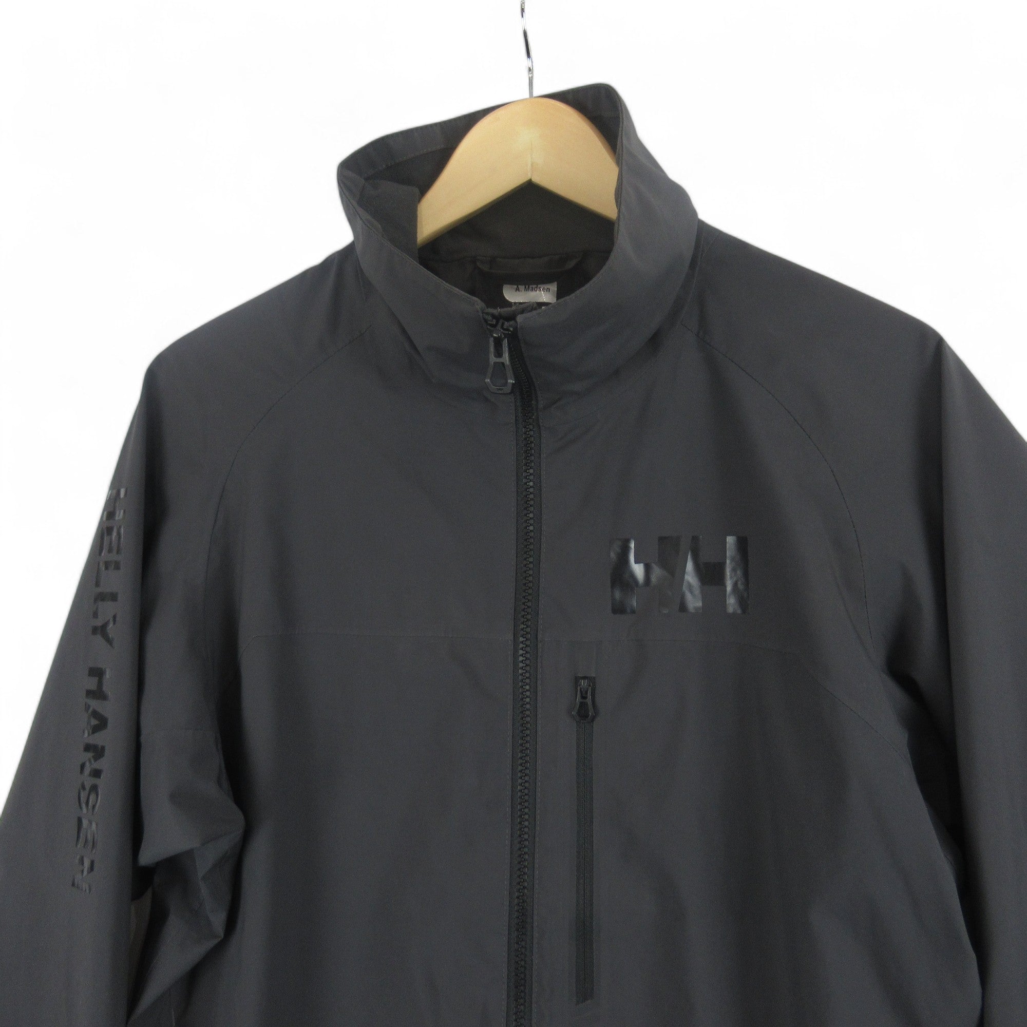 top image for Helly Hansen Large Black Running Jacket Menswear | Preloved