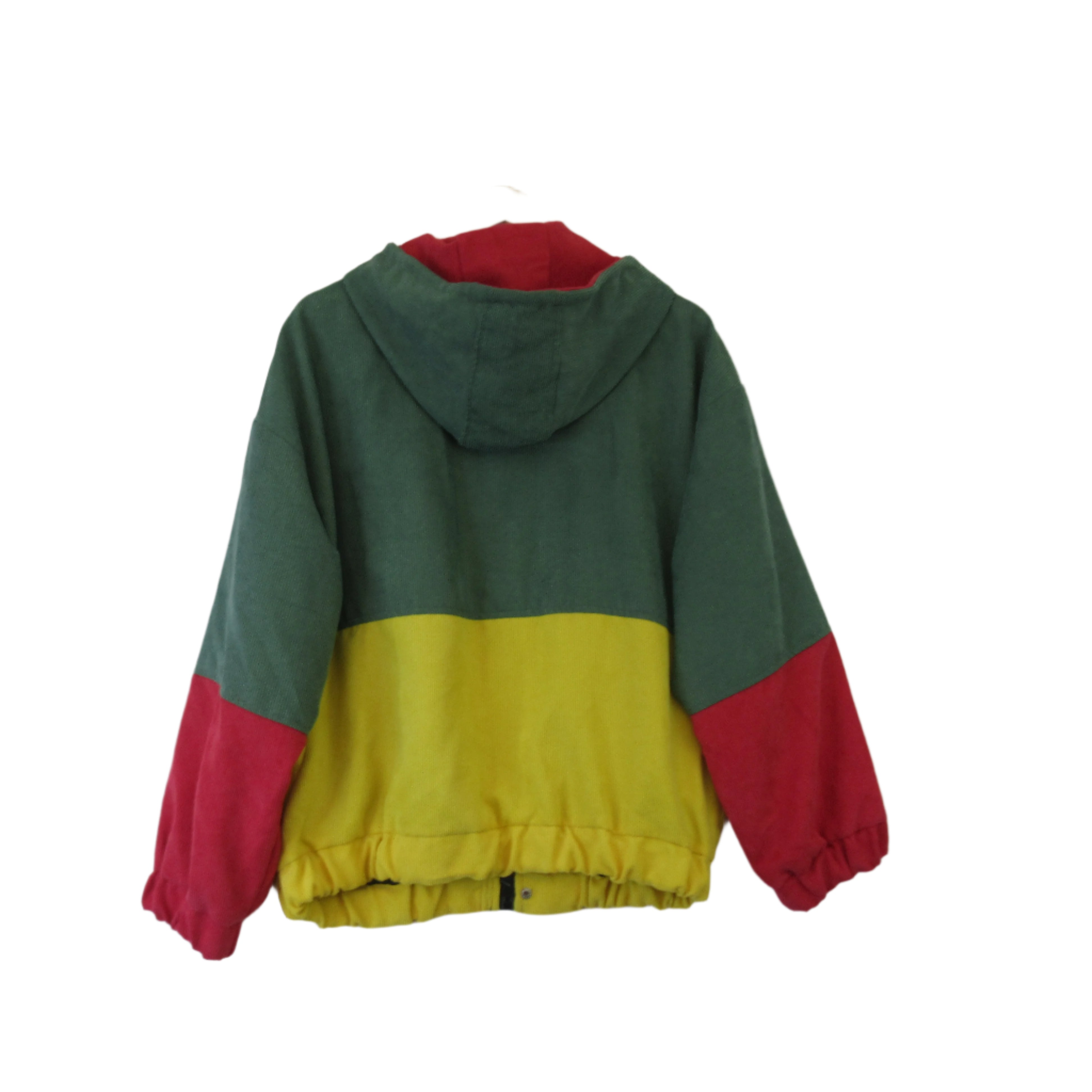 back image for Duality Vintage Corduroy Hoodie XL Colour Block Menswear | Preloved