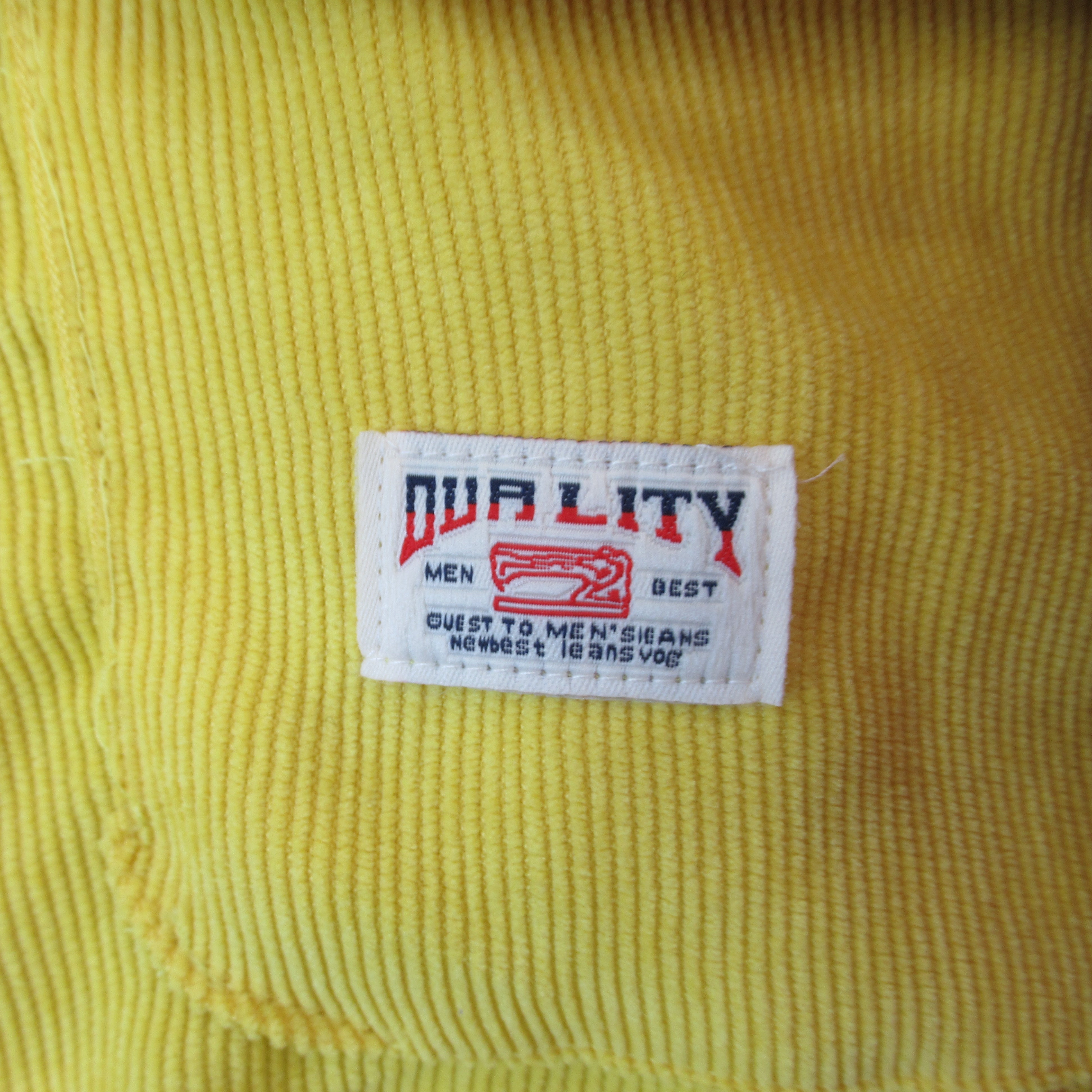 label image for Duality Vintage Corduroy Hoodie XL Colour Block Menswear | Preloved 